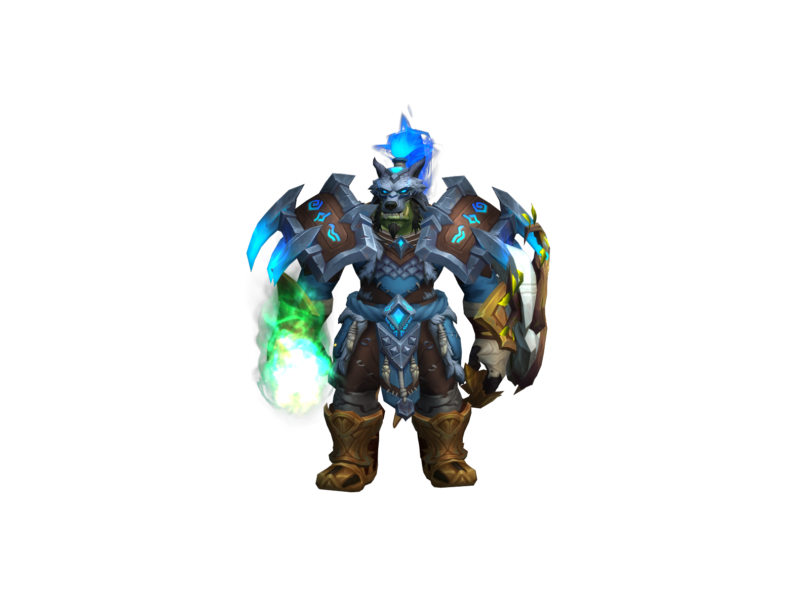 Dawgwaters 3D character render
