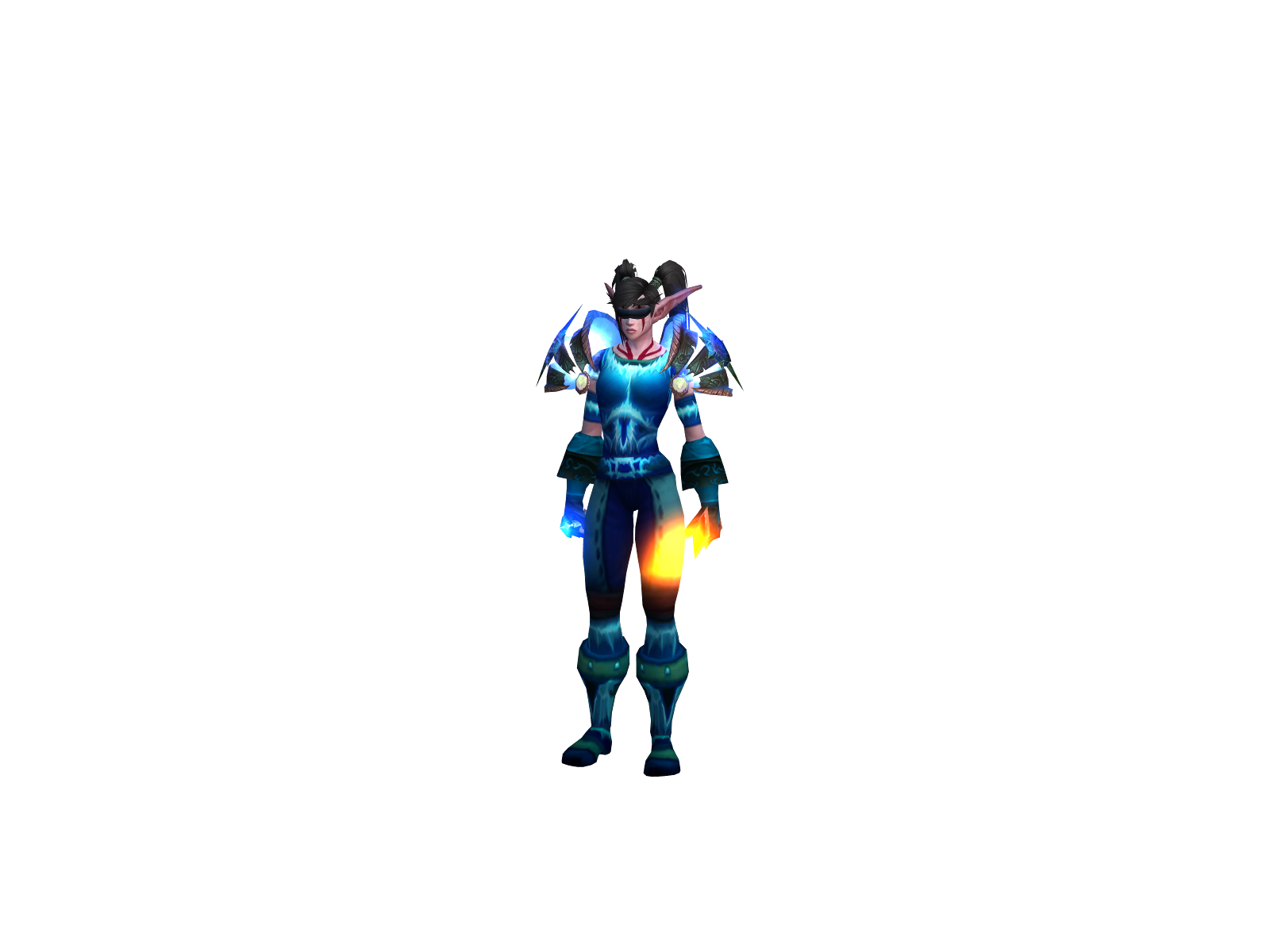 Fractals 3D character render