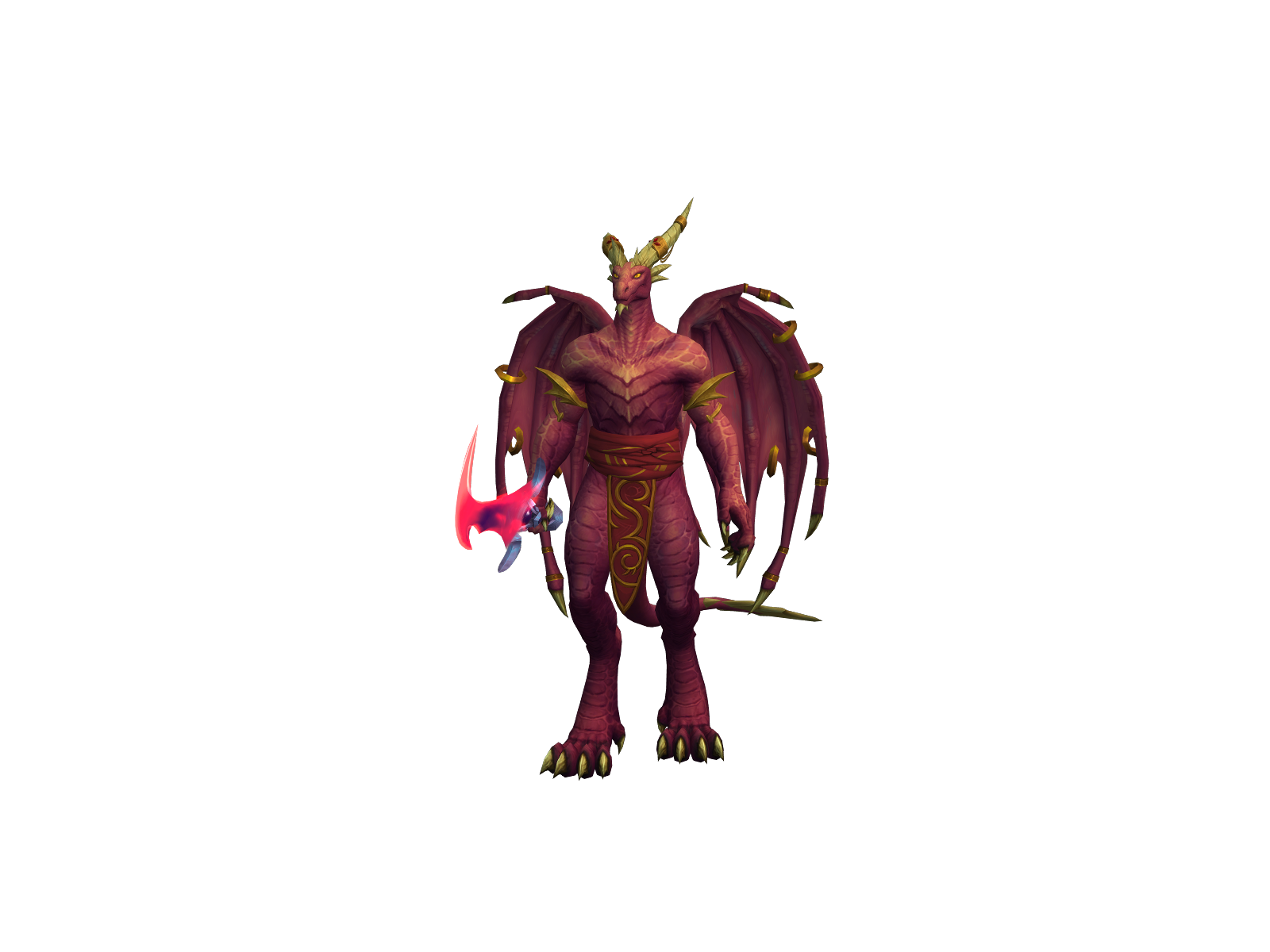 Elderdragon 3D character render