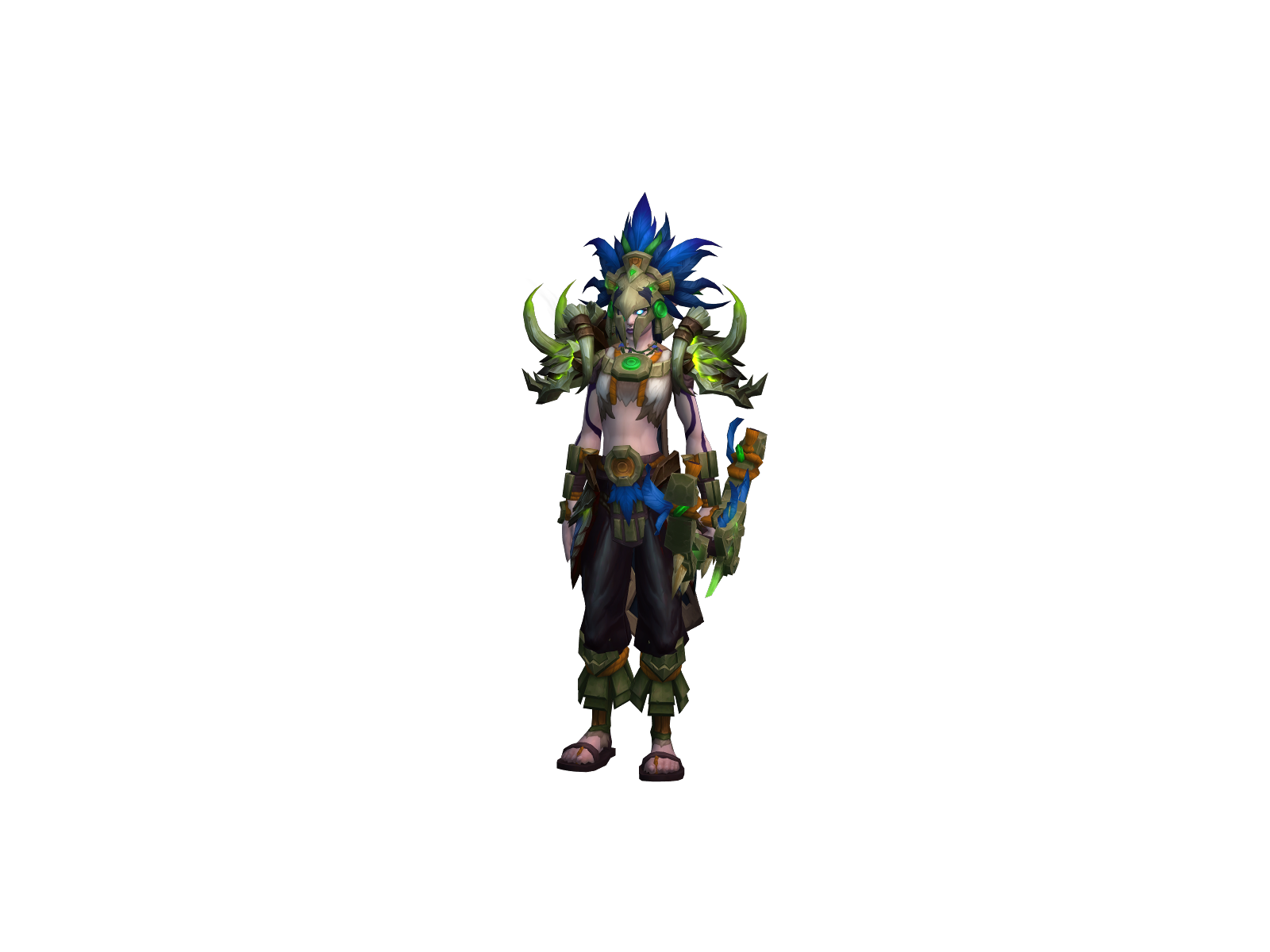 Skrok 3D character render