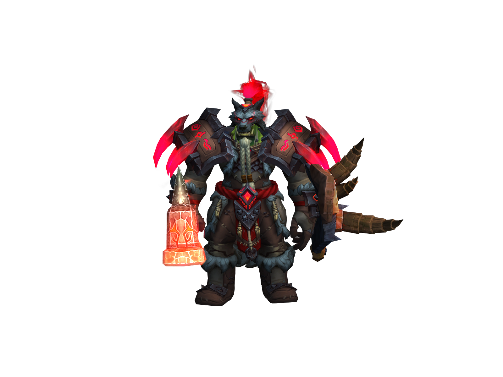 Shamfy 3D character render