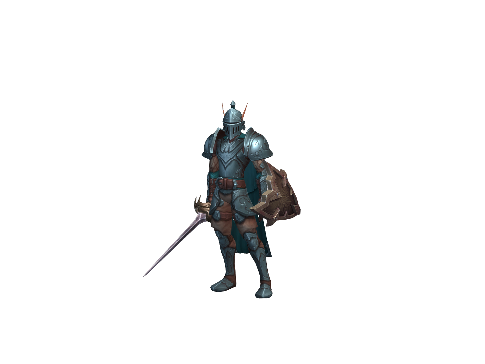 Palmyster 3D character render
