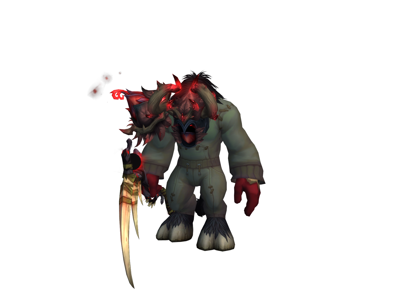 Burnedzebra 3D character render