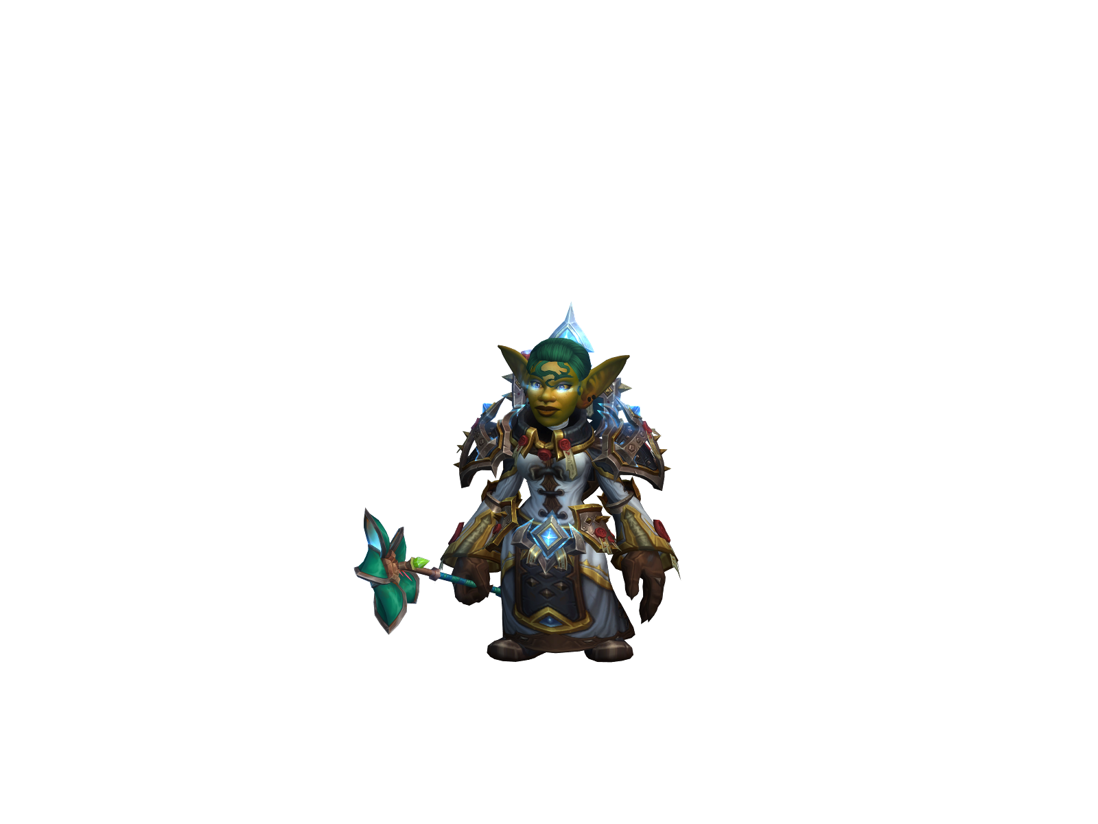Rumili 3D character render