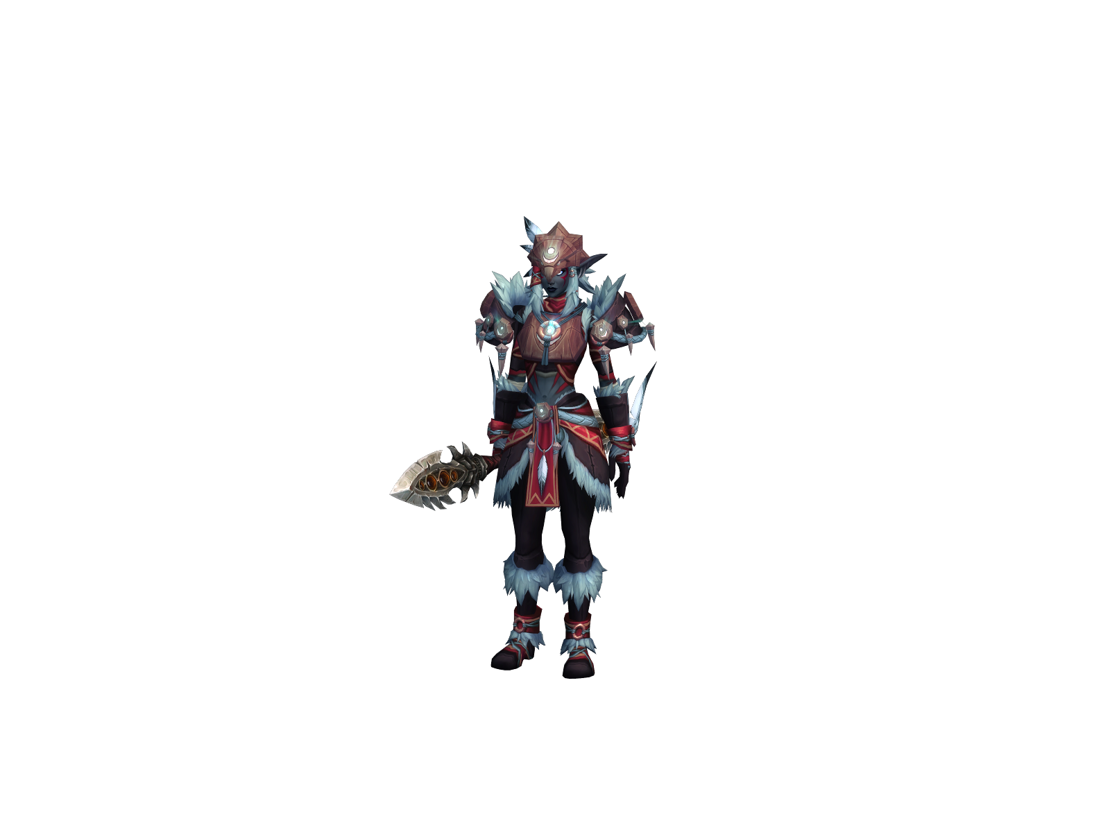 Wuudru 3D character render
