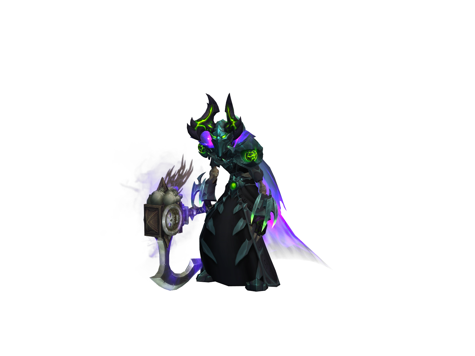 Devillock 3D character render