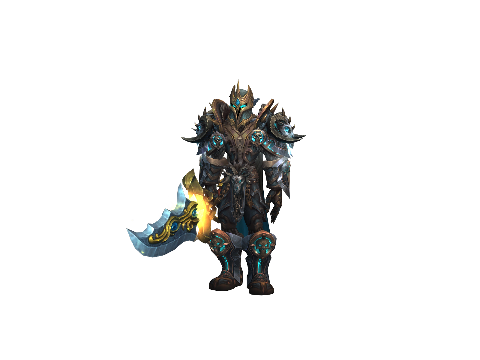 Frozenight 3D character render
