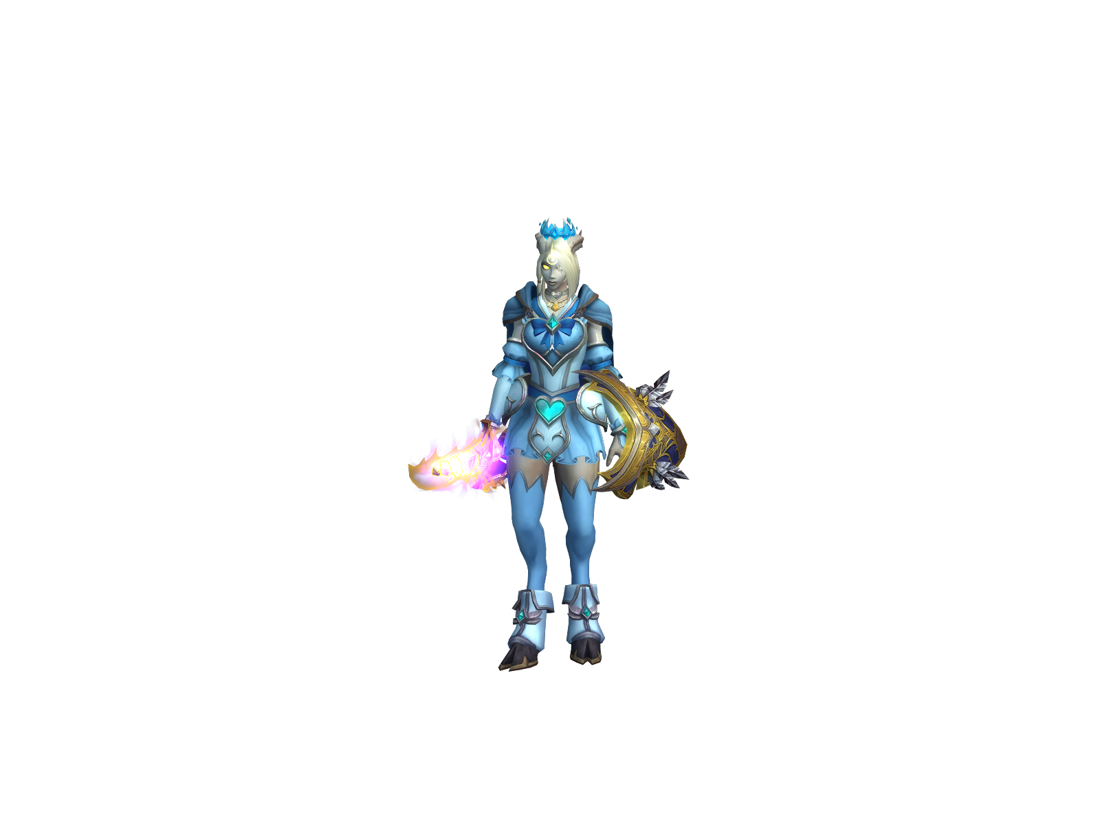 Garinii 3D character render