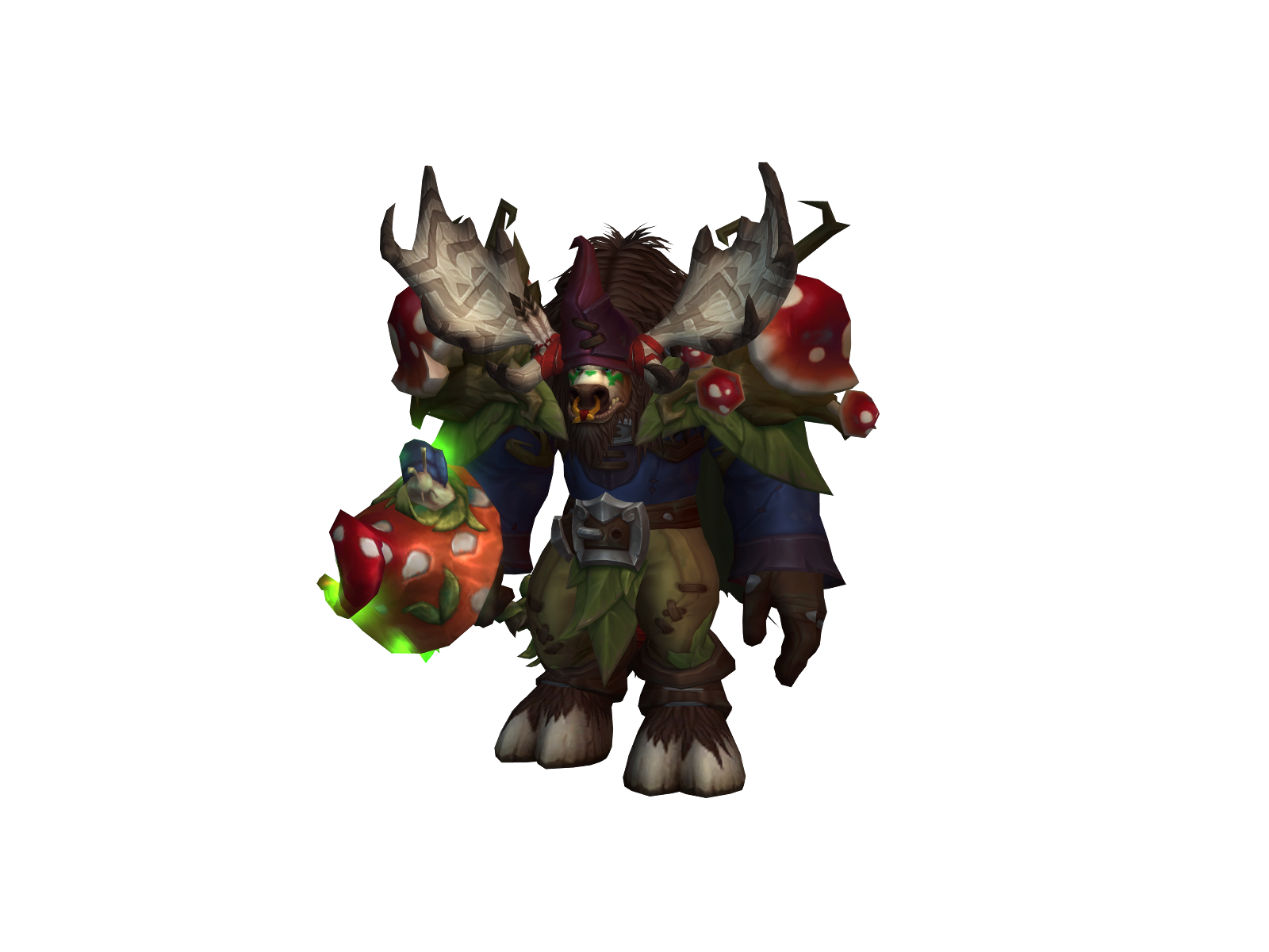 Greenpaw 3D character render