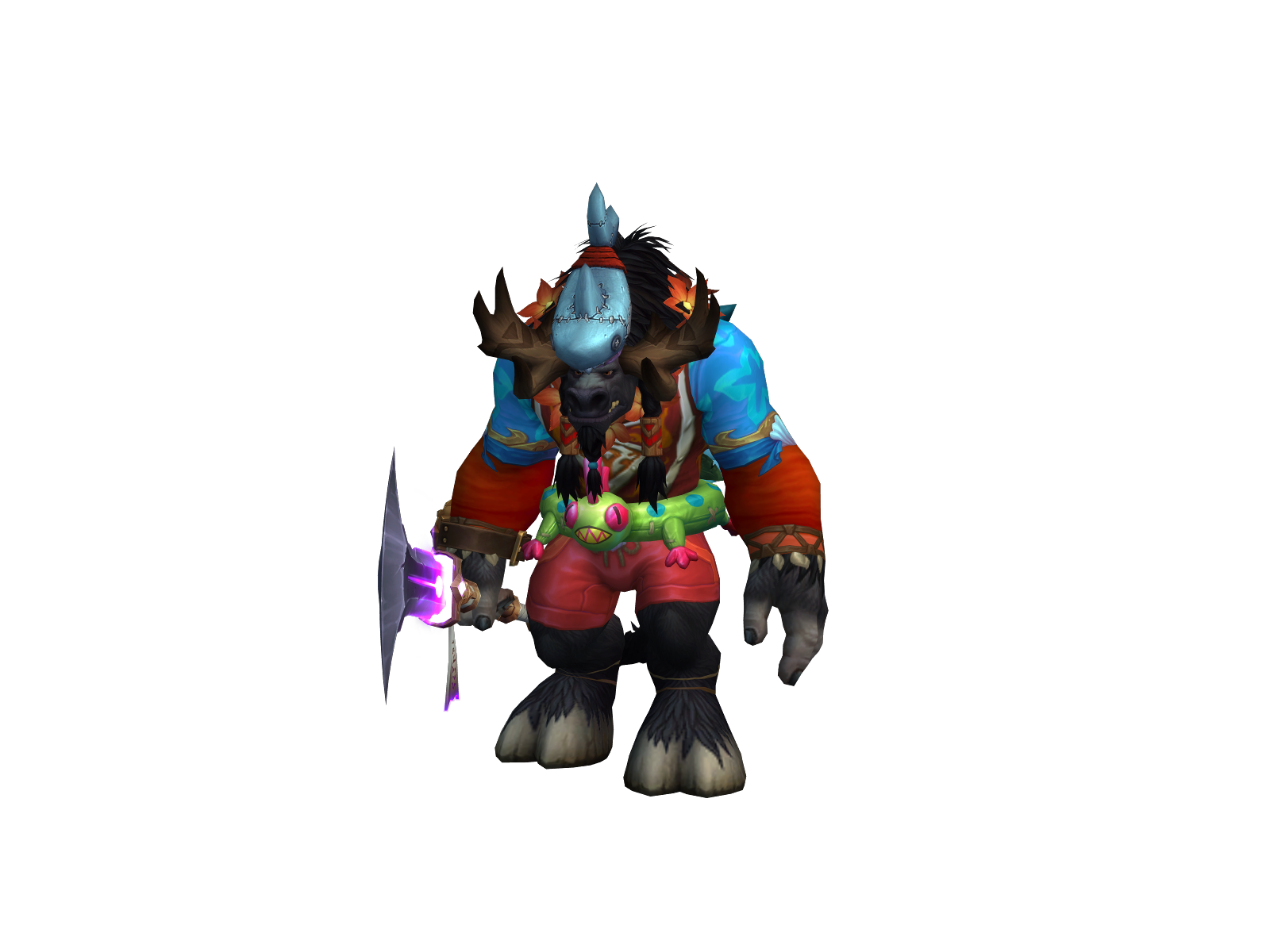 Kneekappa 3D character render