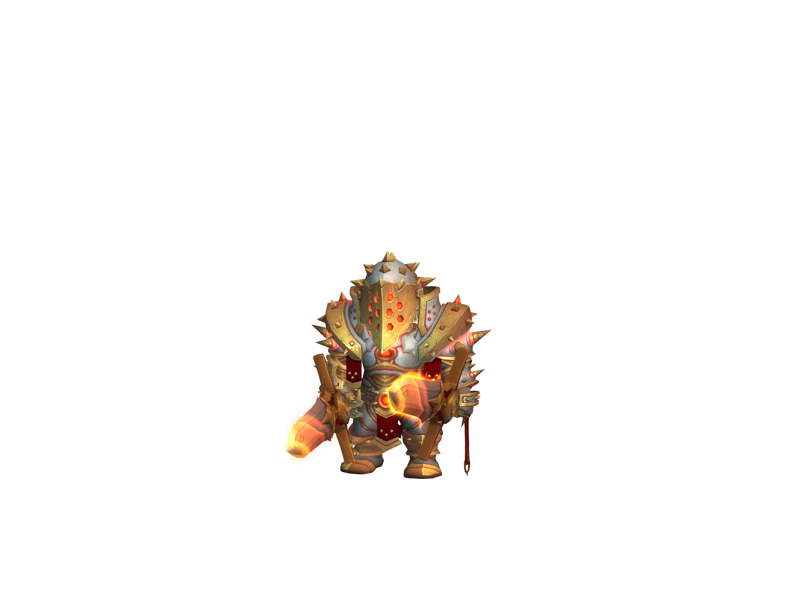 Chuddom 3D character render