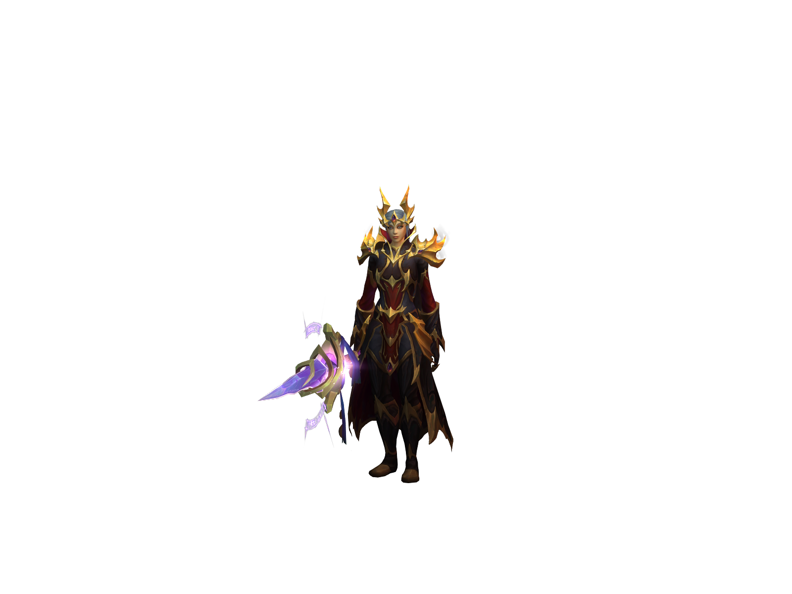 Manaresidual 3D character render