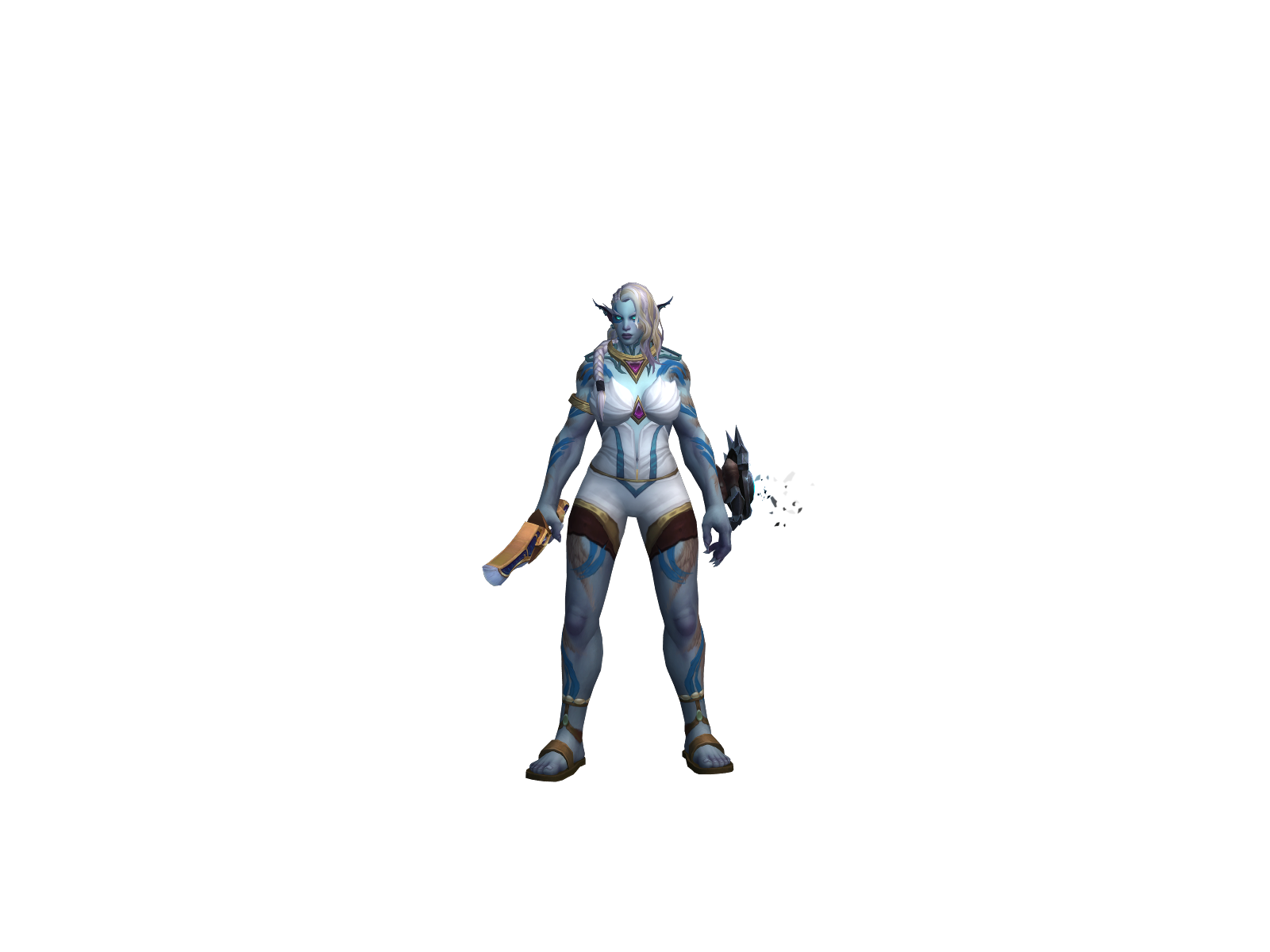Nadiny 3D character render