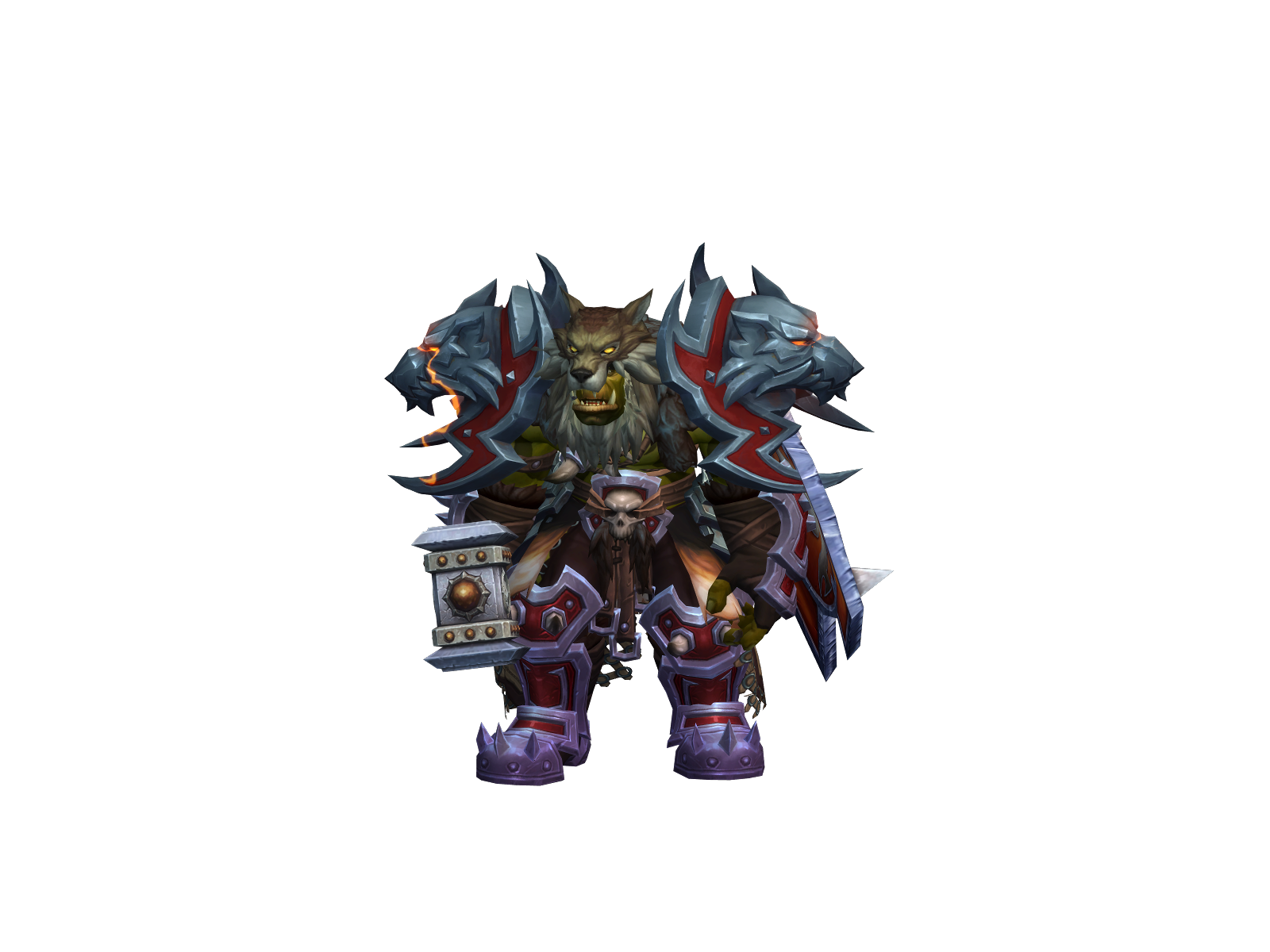 Umbralament 3D character render