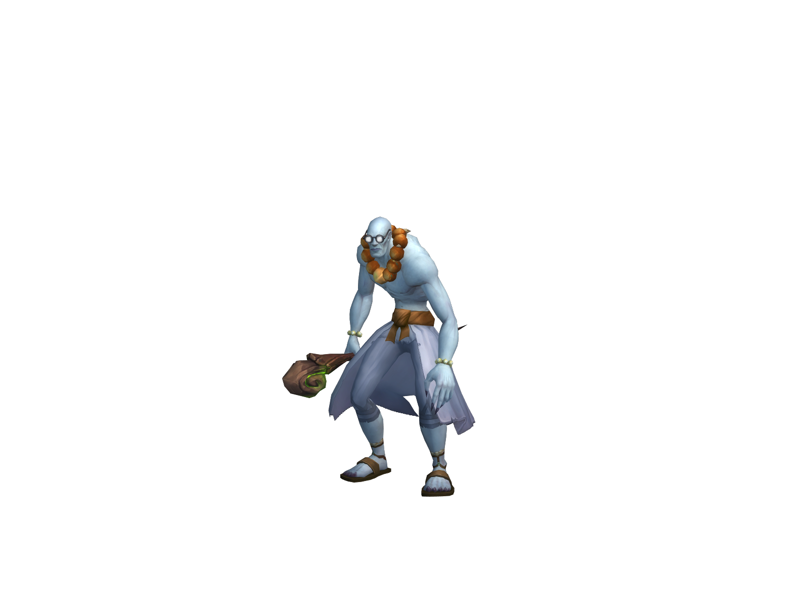 Bigstrøng 3D character render