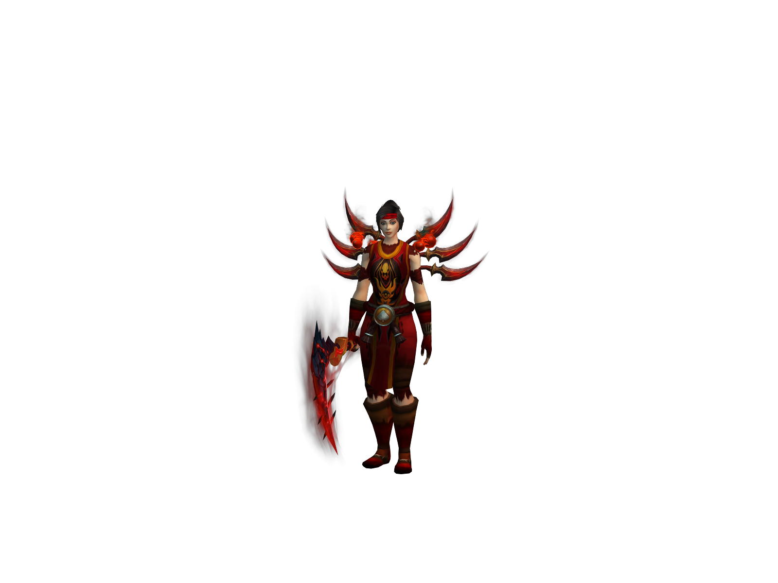 Hehememonk 3D character render