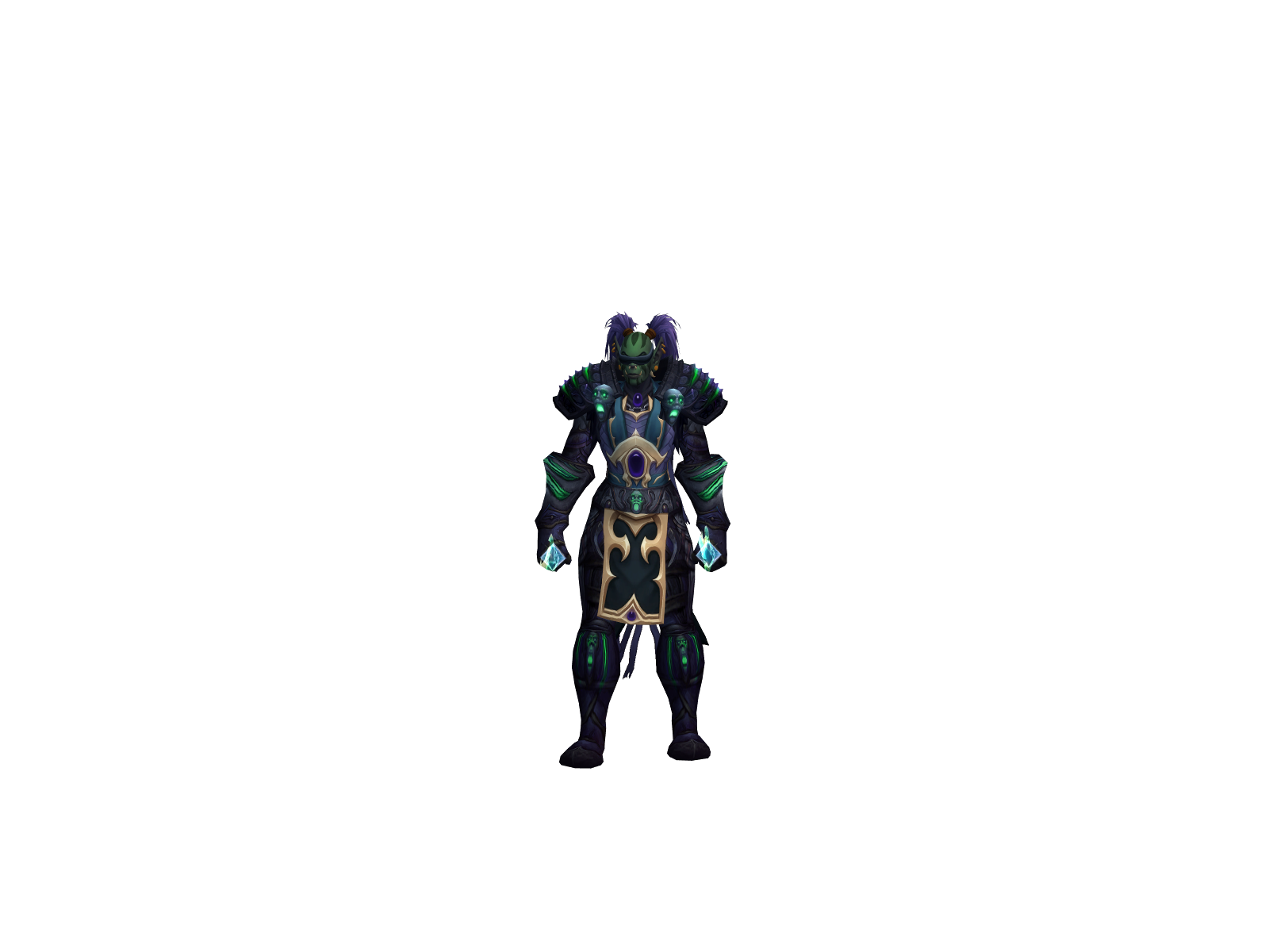 Dented 3D character render