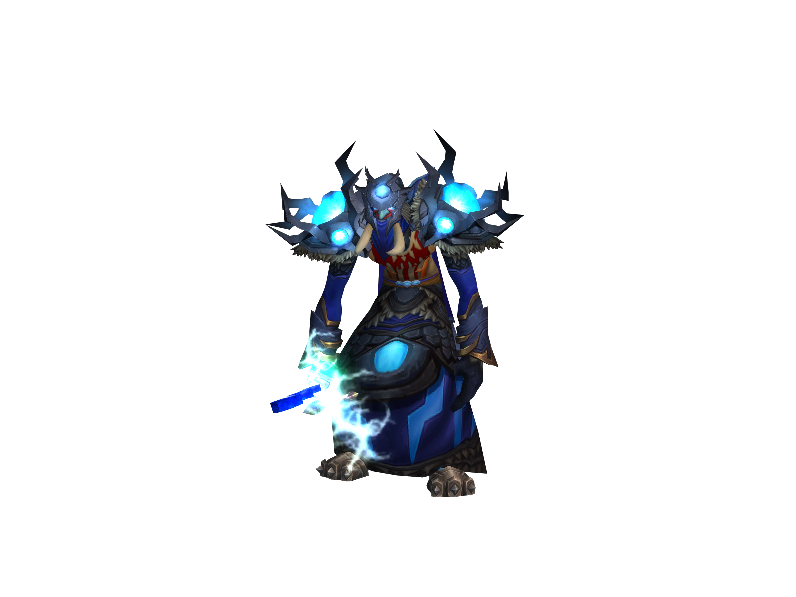 Stormblessed 3D character render
