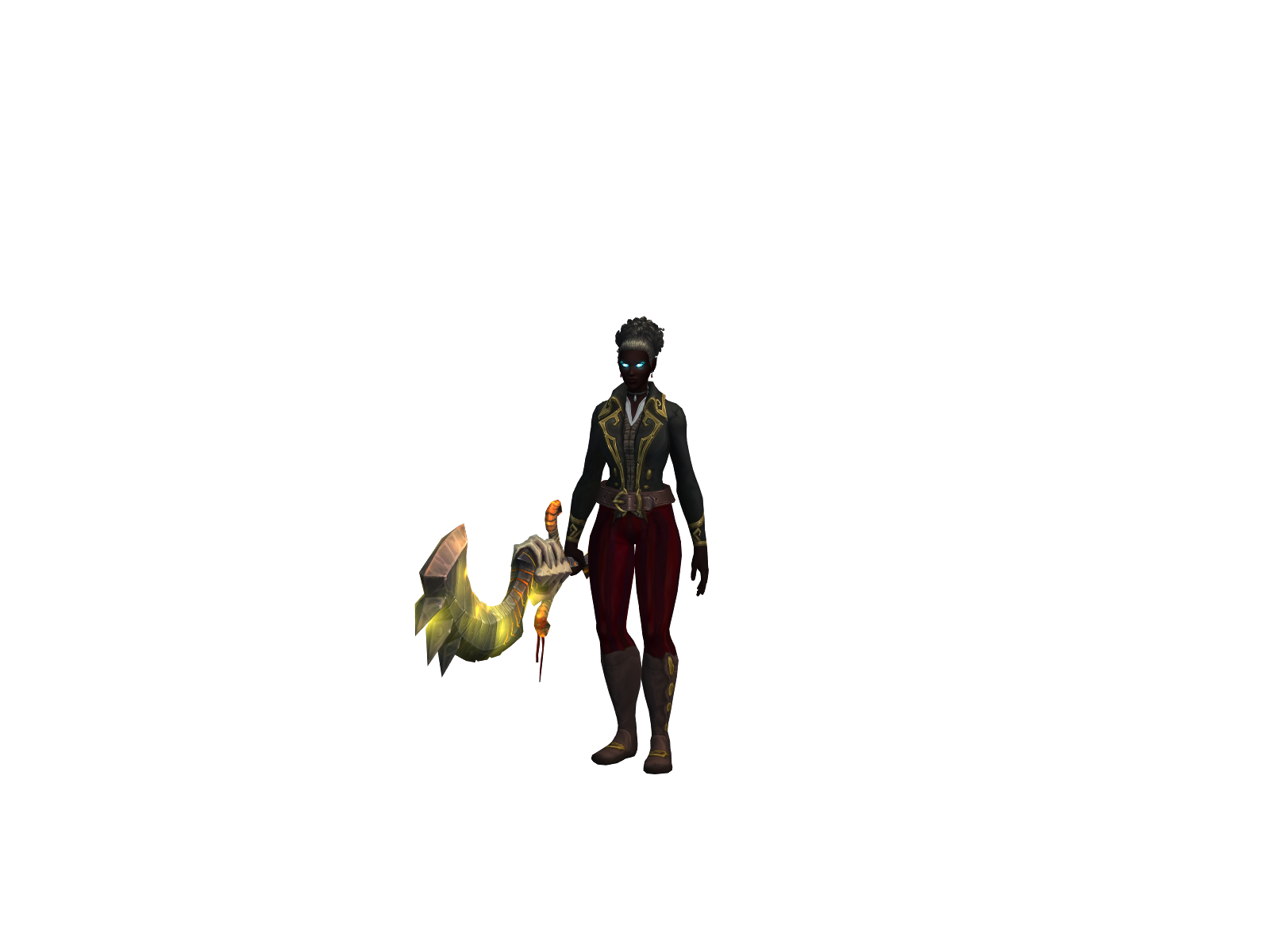 Kimhaeil 3D character render