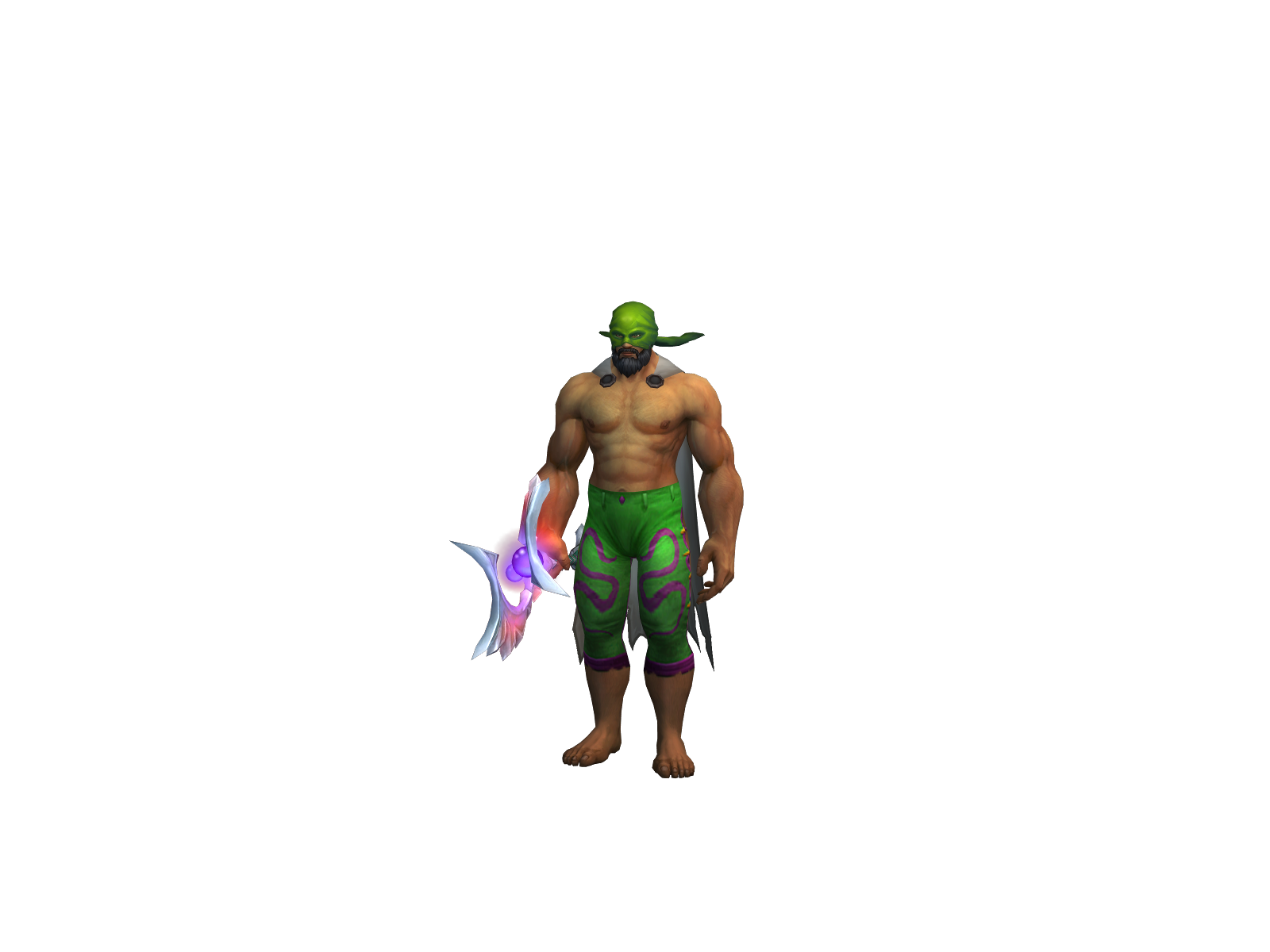 Nevile 3D character render