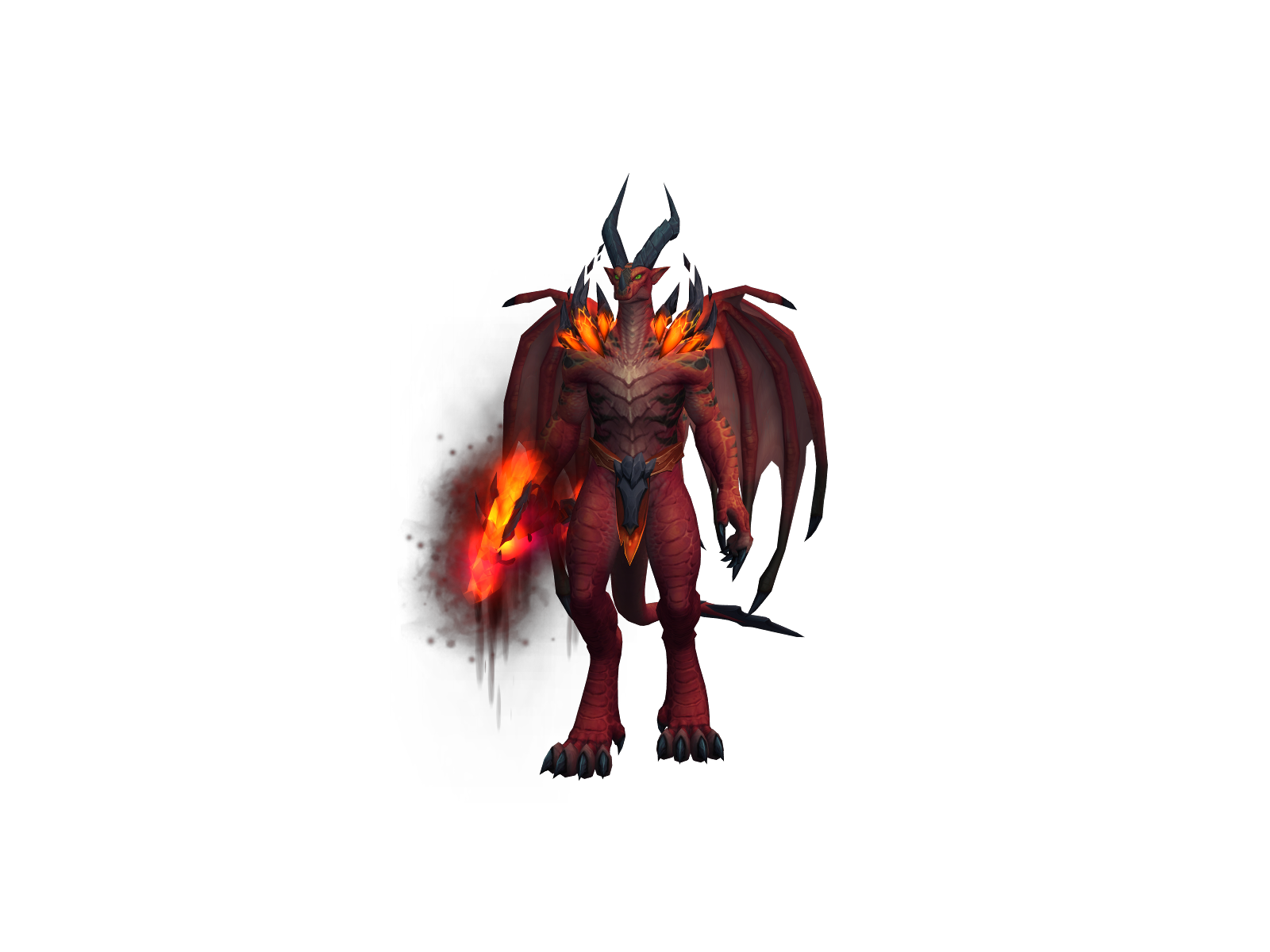 Flamemender 3D character render