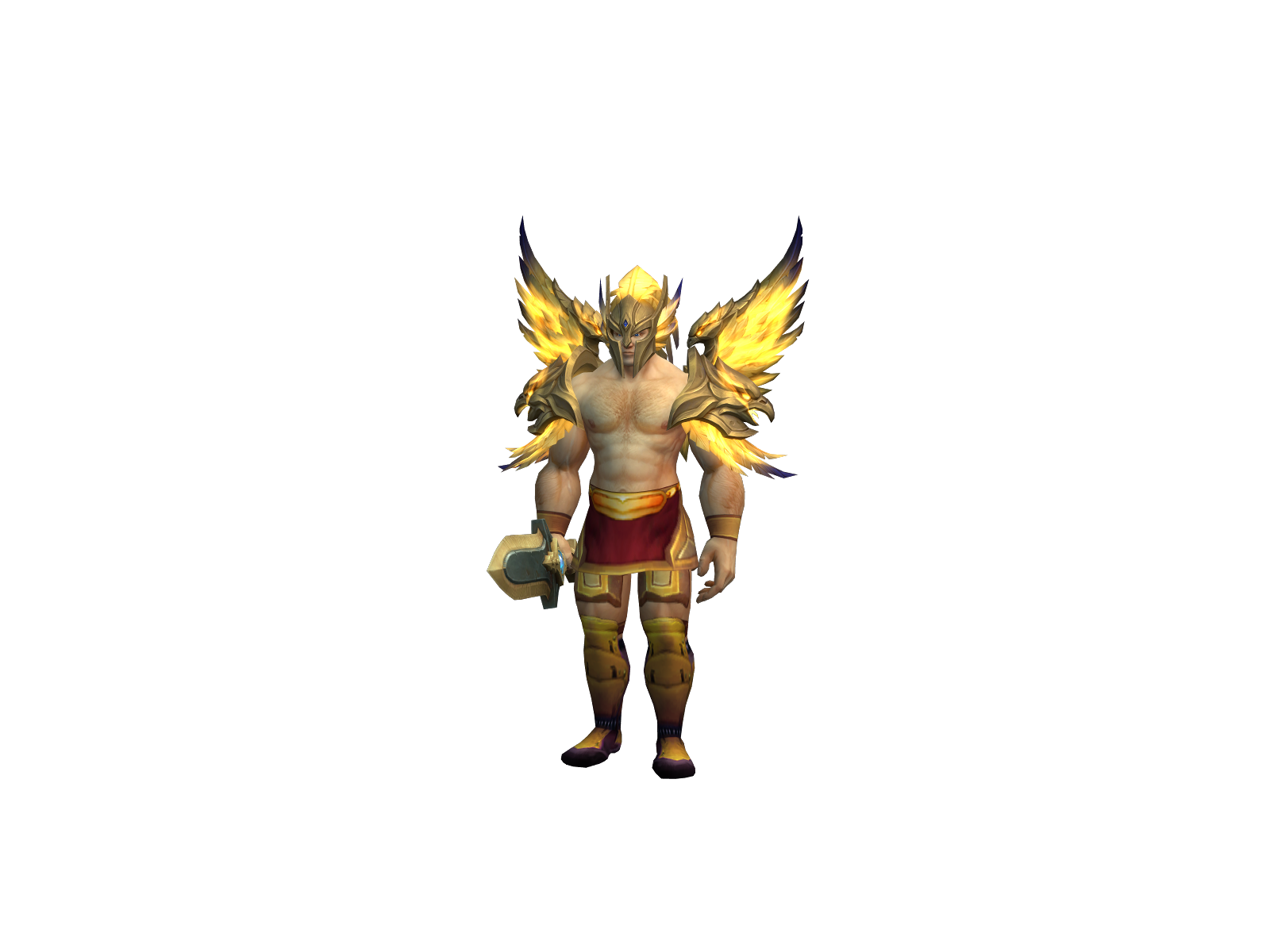Holytémplar 3D character render