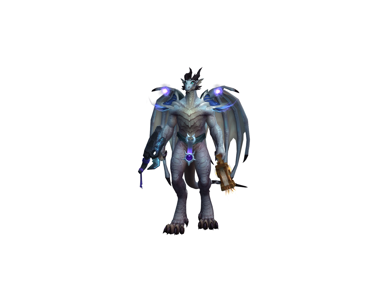 Dragy 3D character render