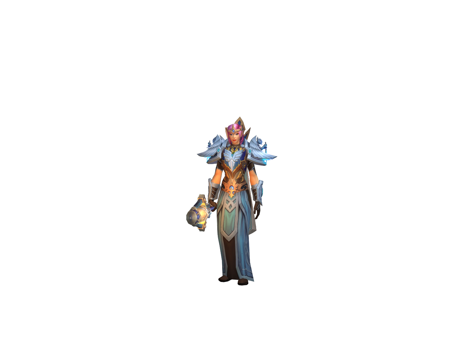 Teslaab 3D character render