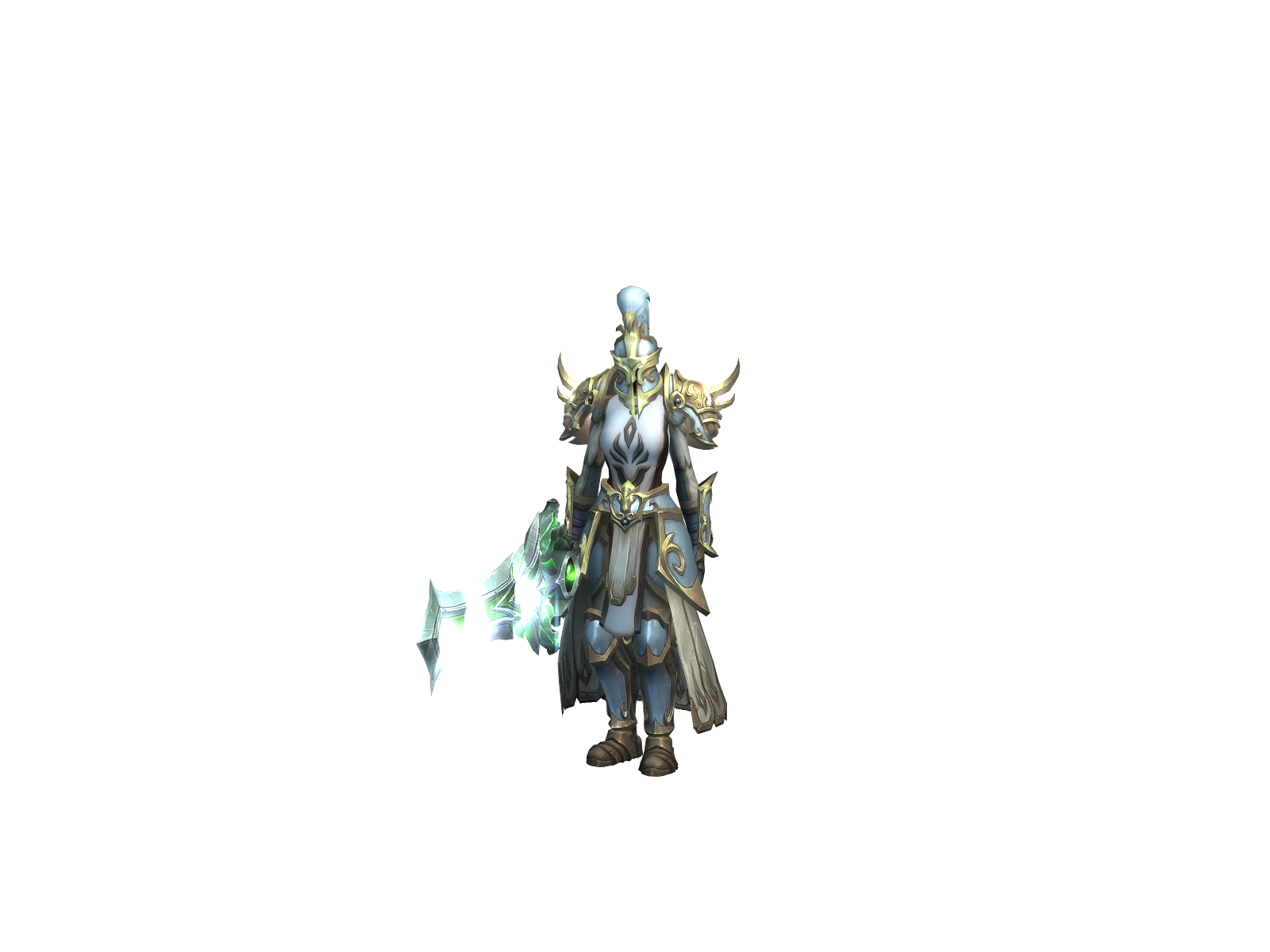 Crevasse 3D character render