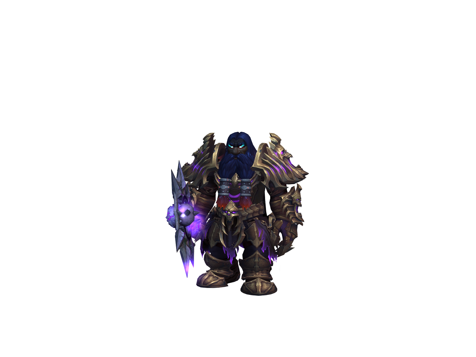 Retaunted 3D character render