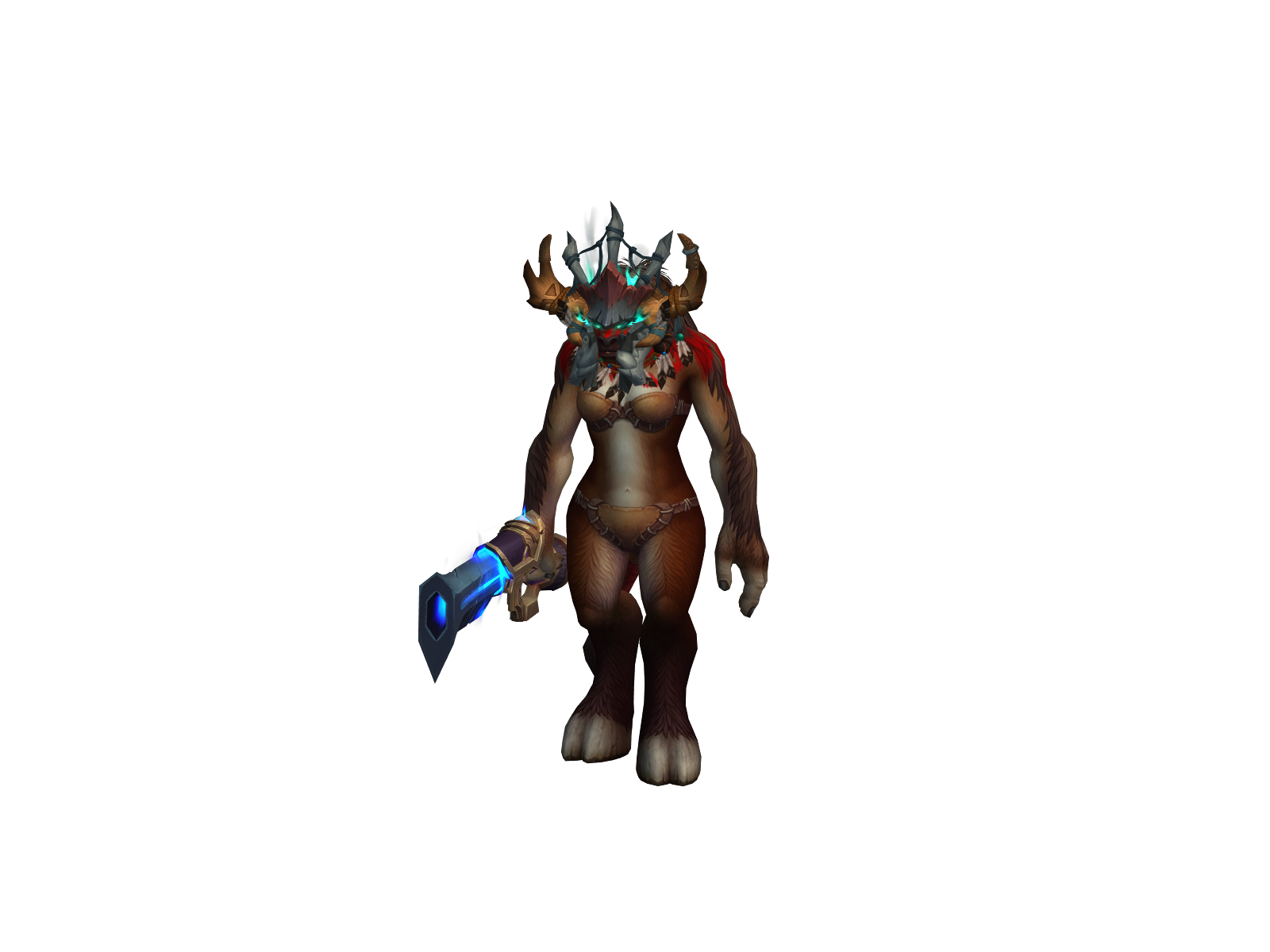 Huntarderia 3D character render