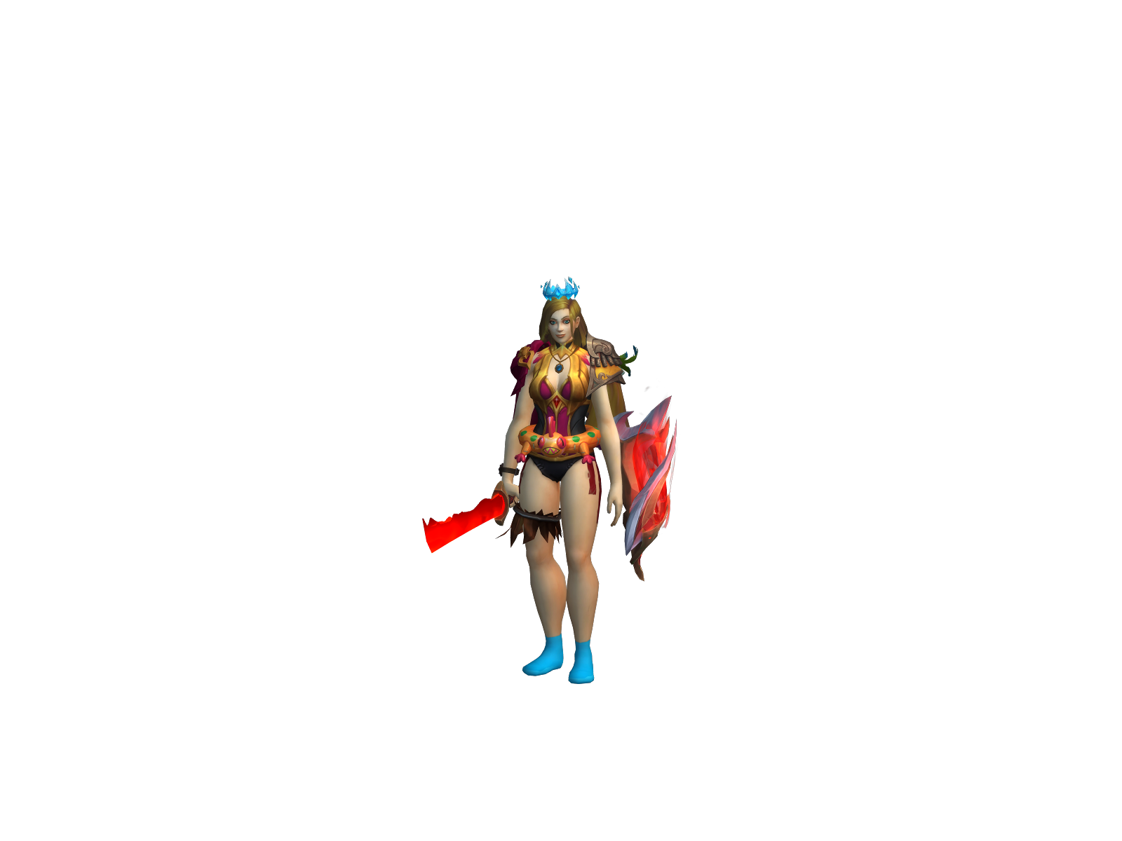 Jungpal 3D character render