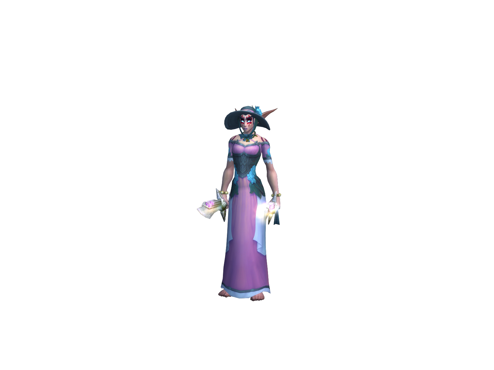 Behindurback 3D character render