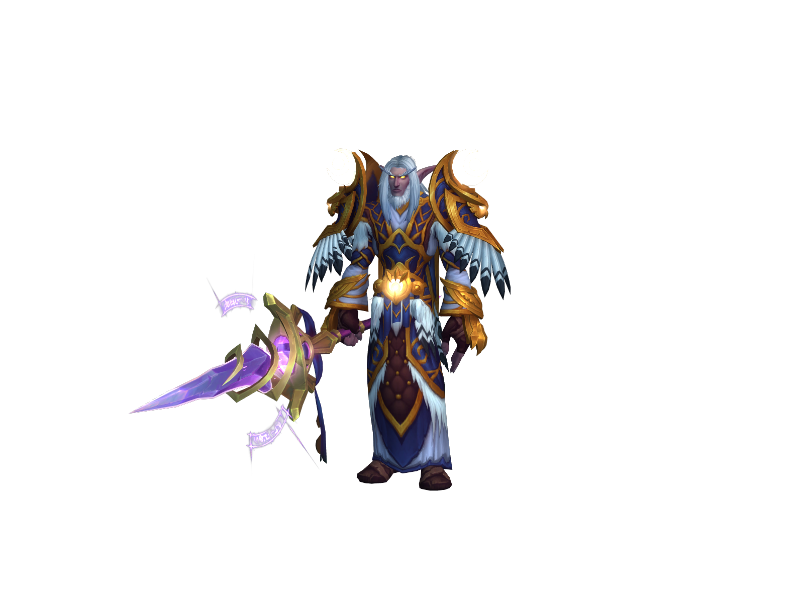 Feralelf 3D character render