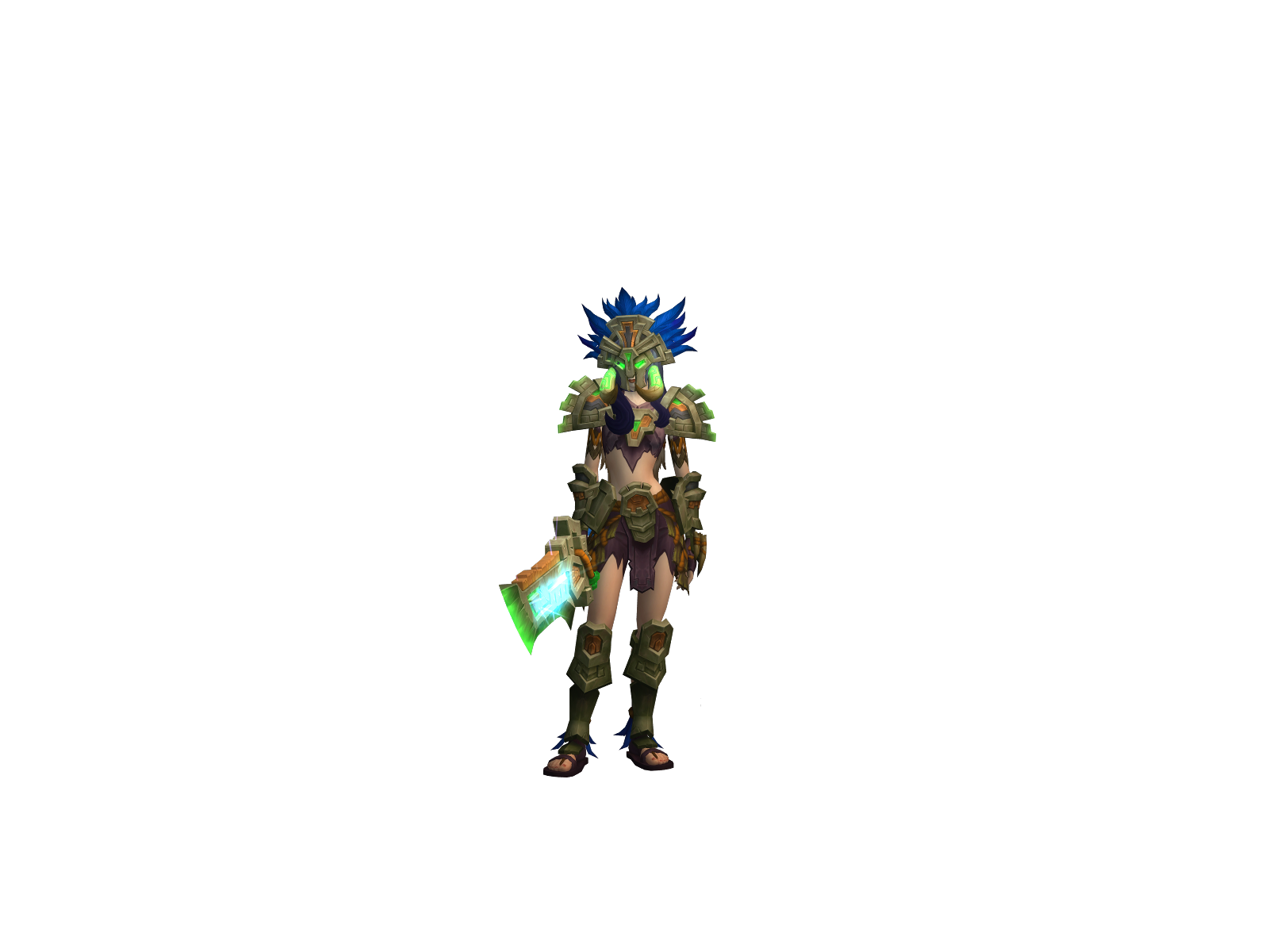 Frostyglare 3D character render