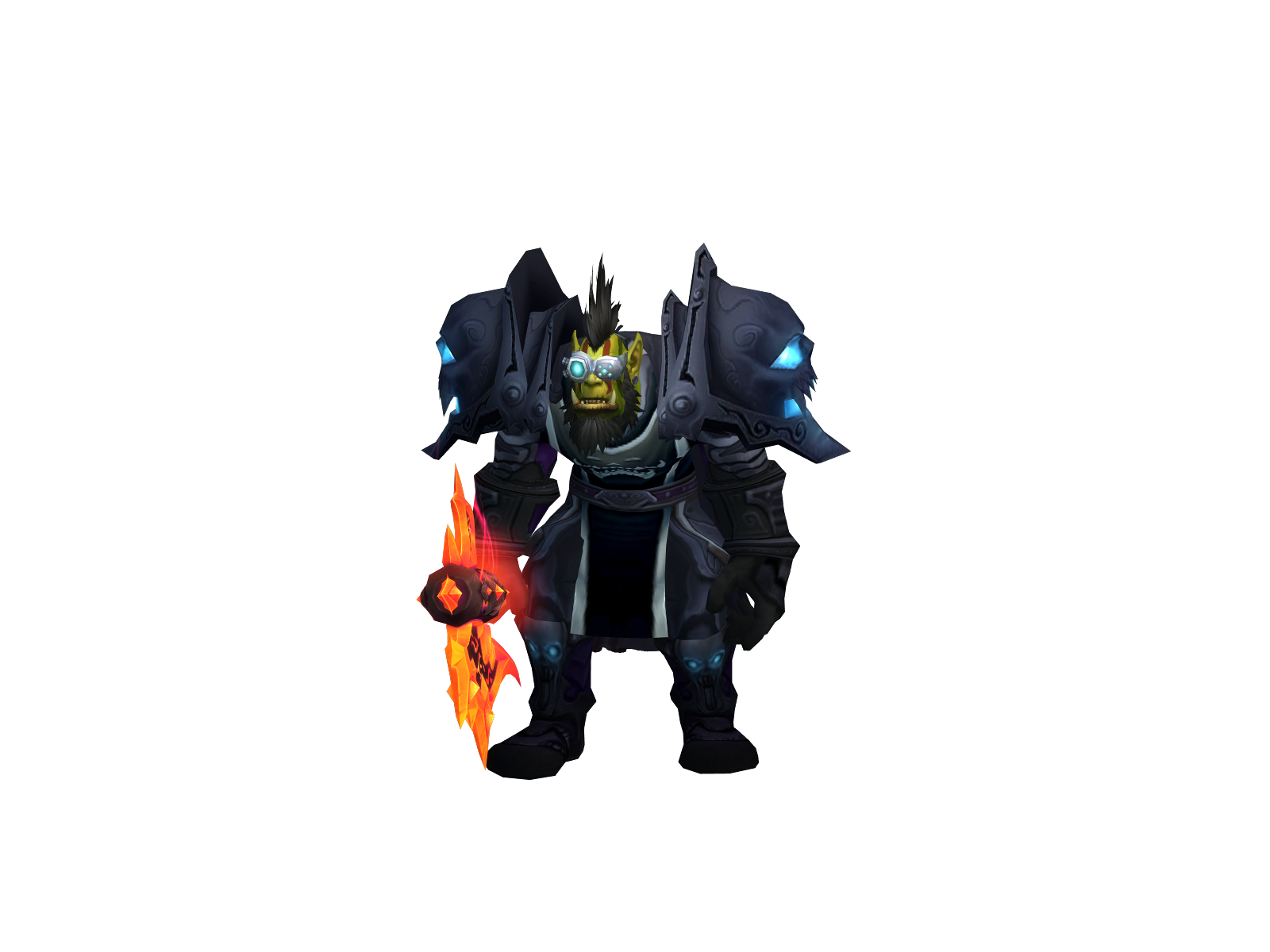 Glowstick 3D character render