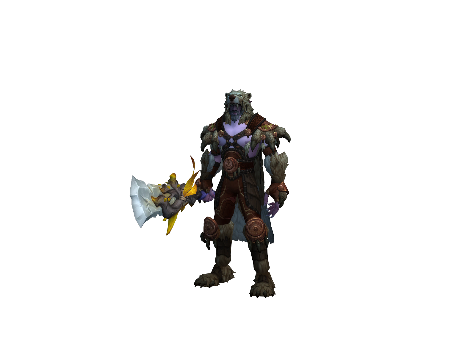 Trenchbear 3D character render