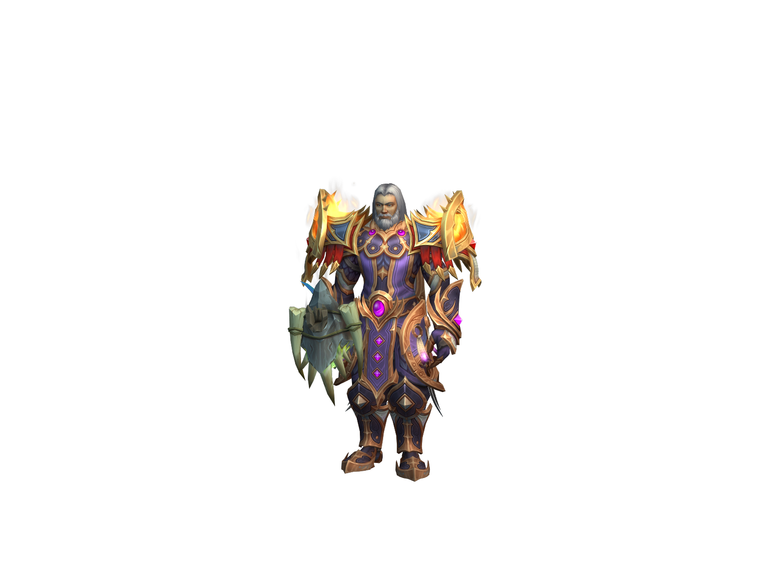 Gloriel 3D character render