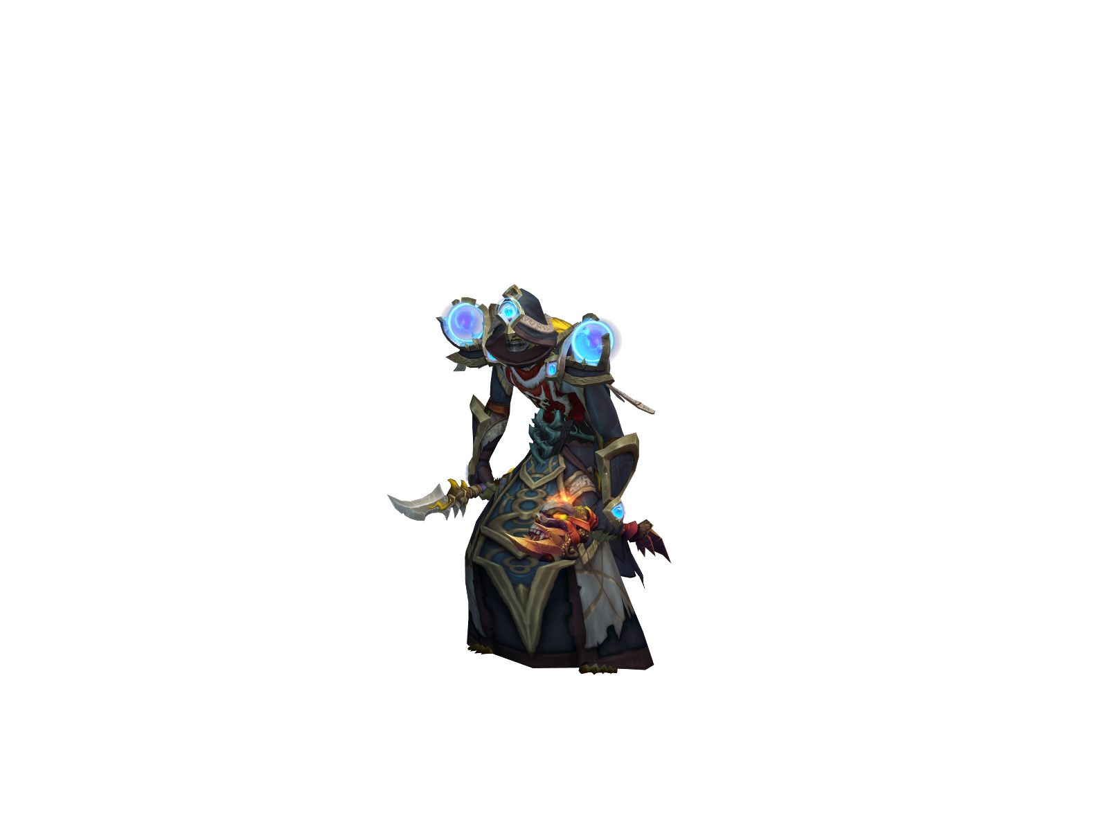 Fyaball 3D character render