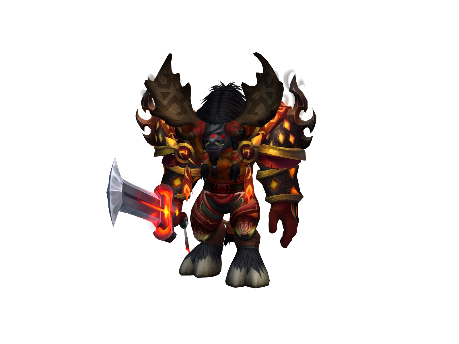 Woundcow 3D character render