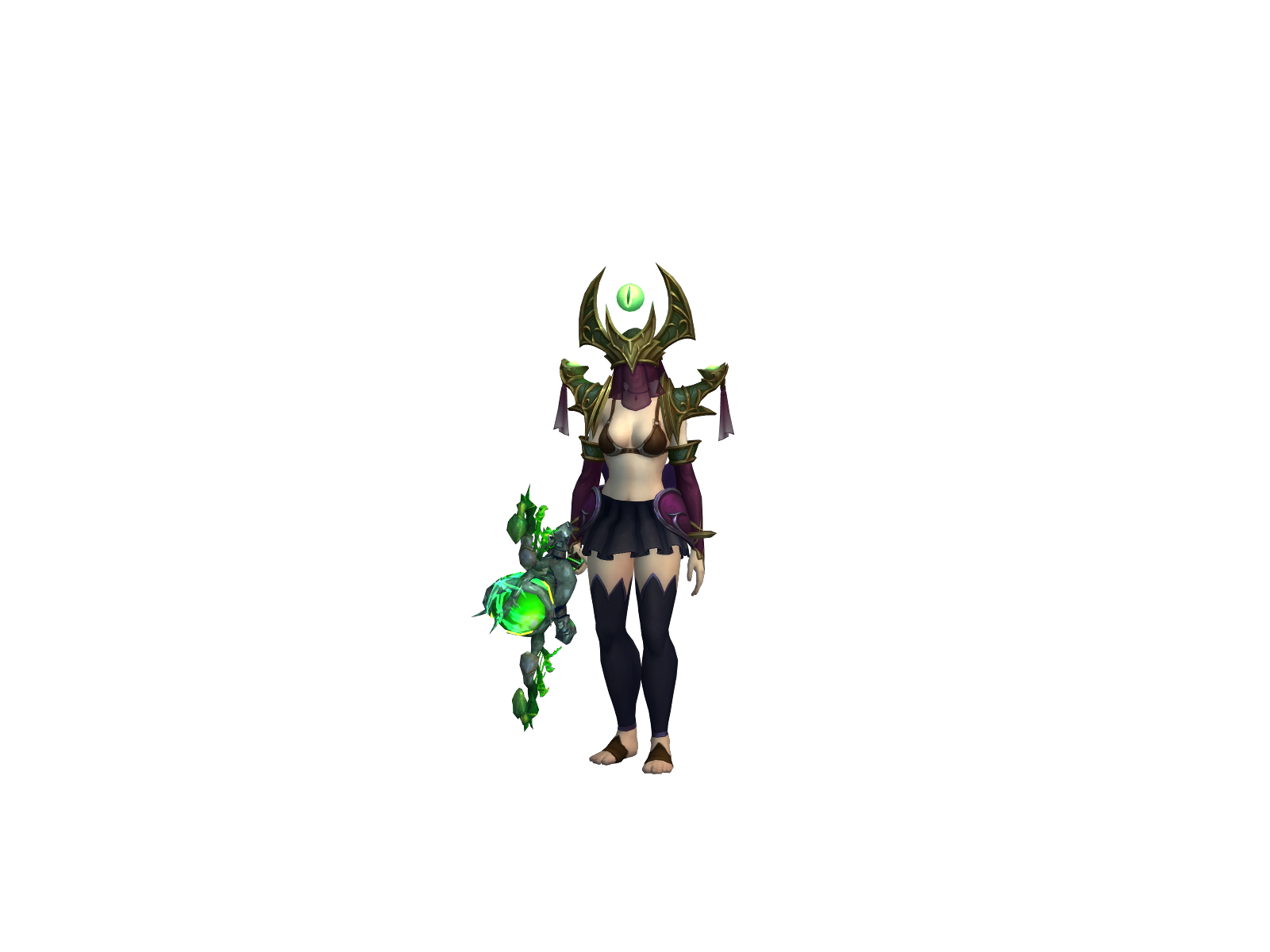 Warpop 3D character render
