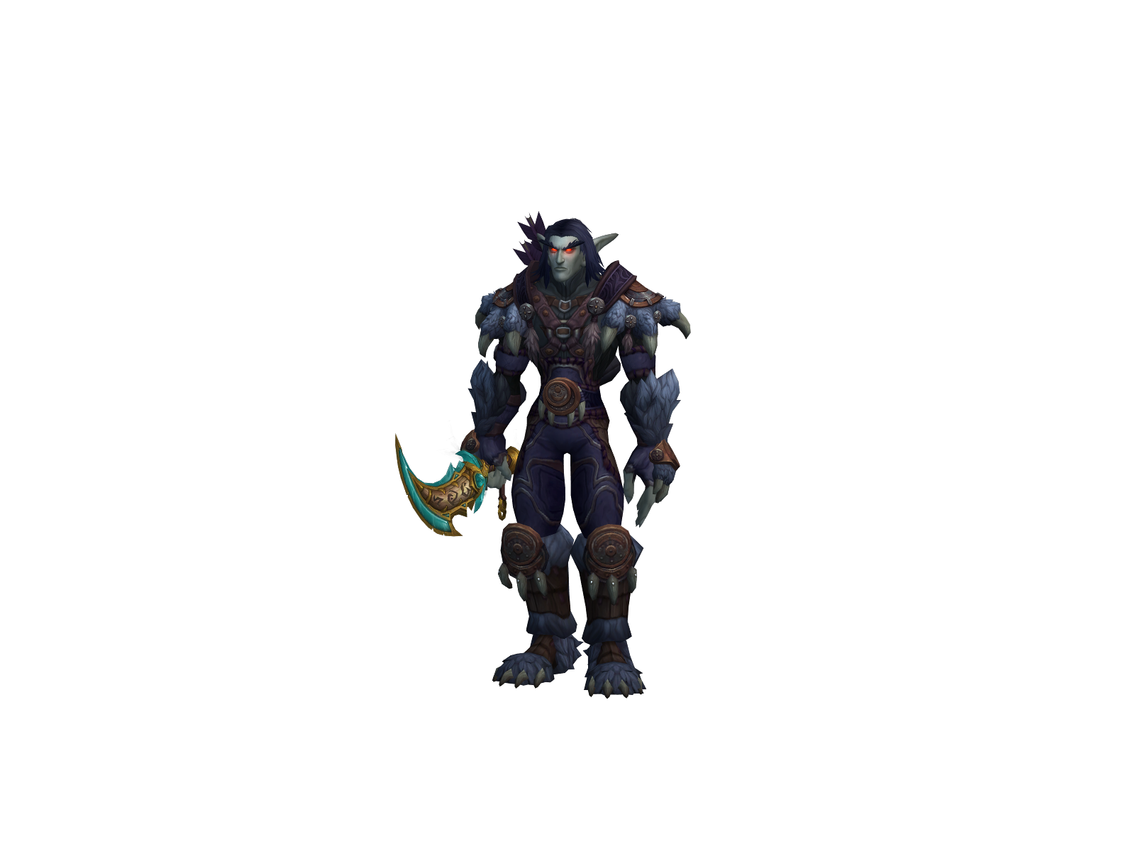 Feralclaw 3D character render