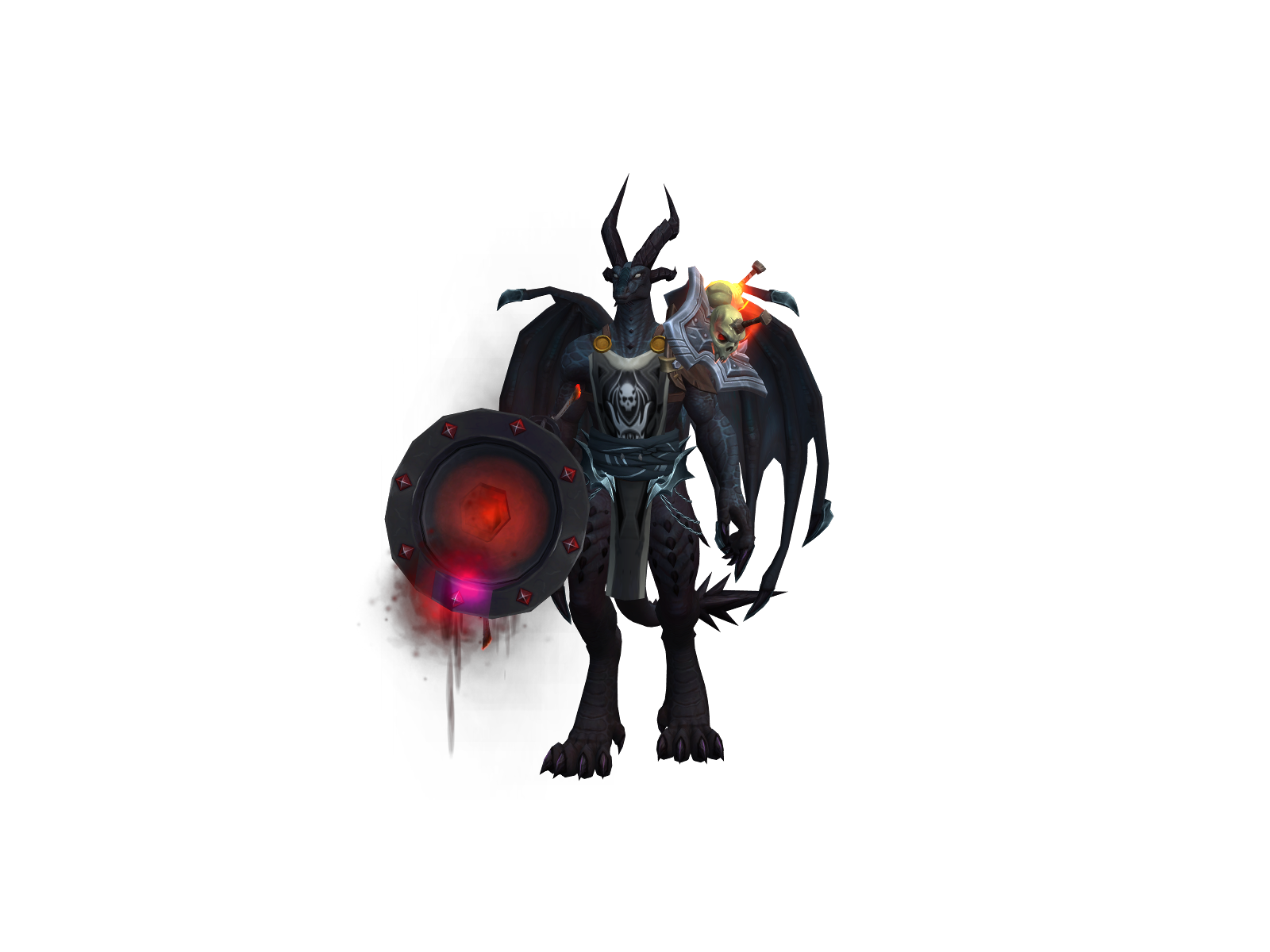 Lzird 3D character render