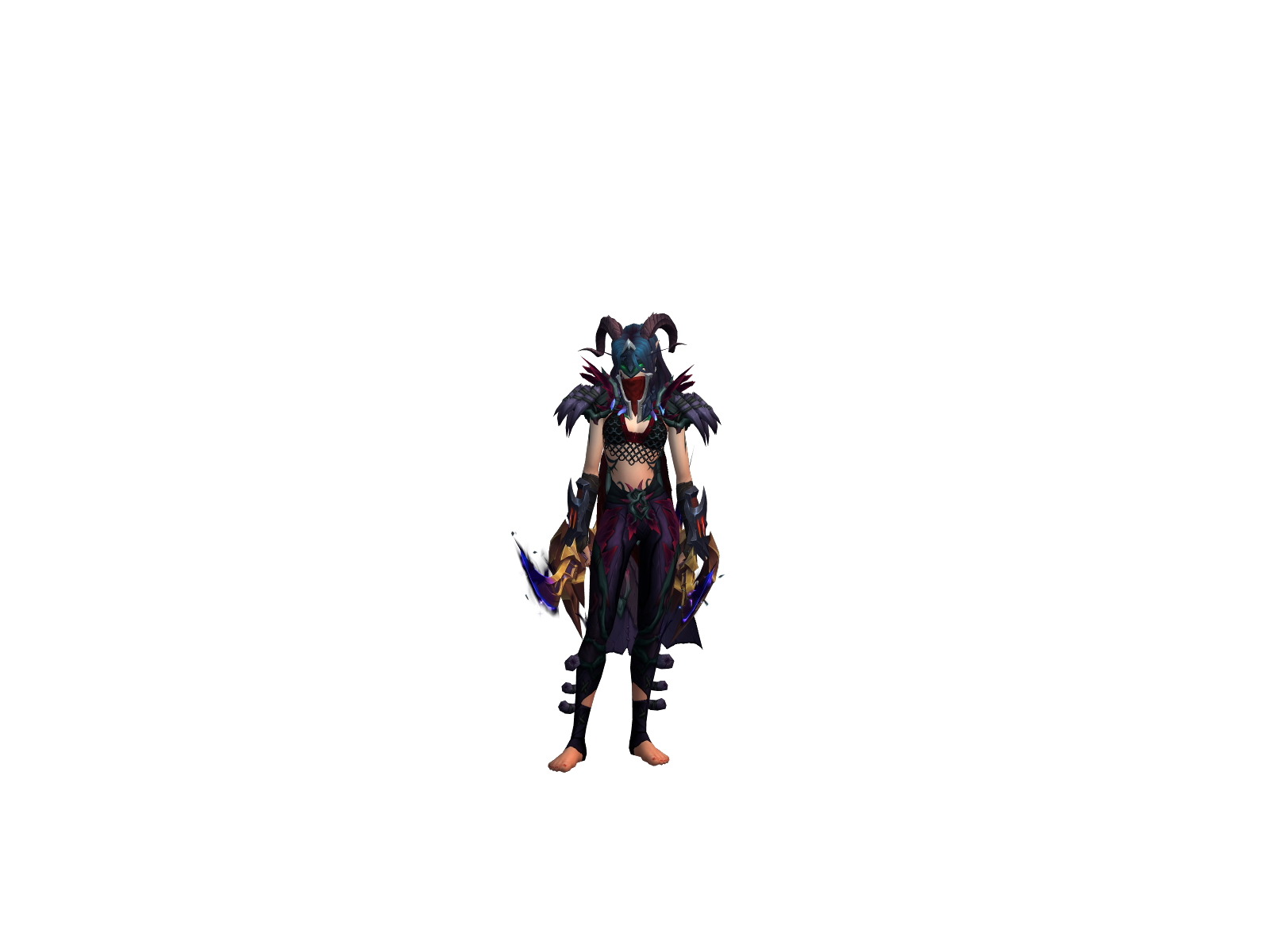Aldraly 3D character render