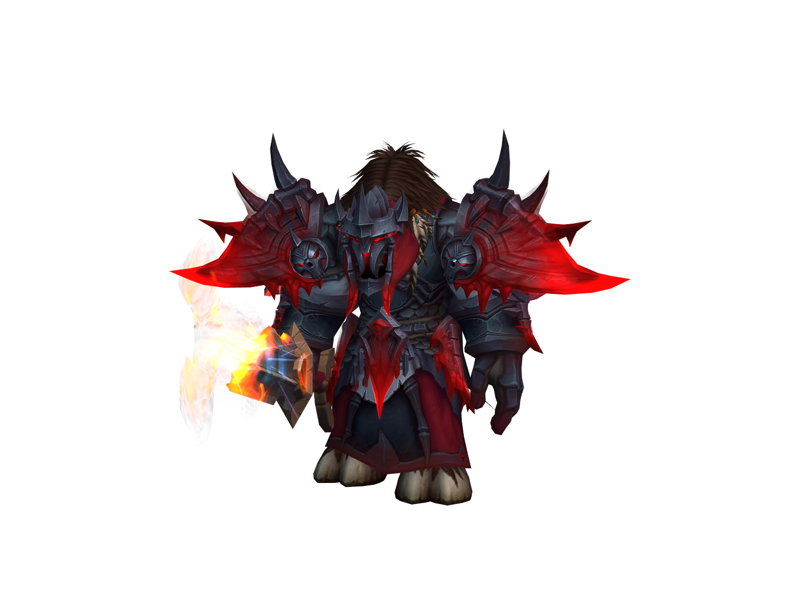 Huss 3D character render