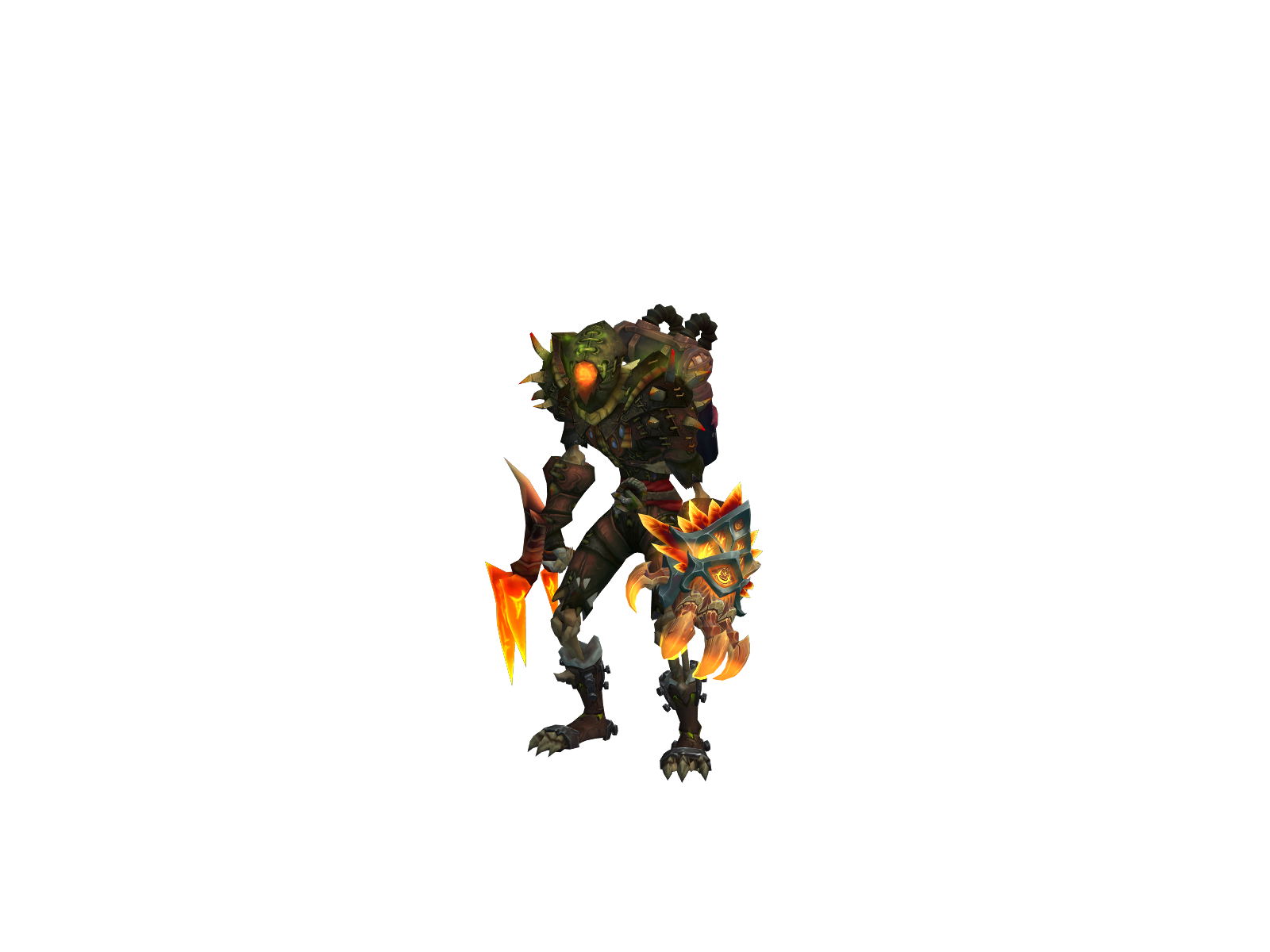 Bigdaggy 3D character render