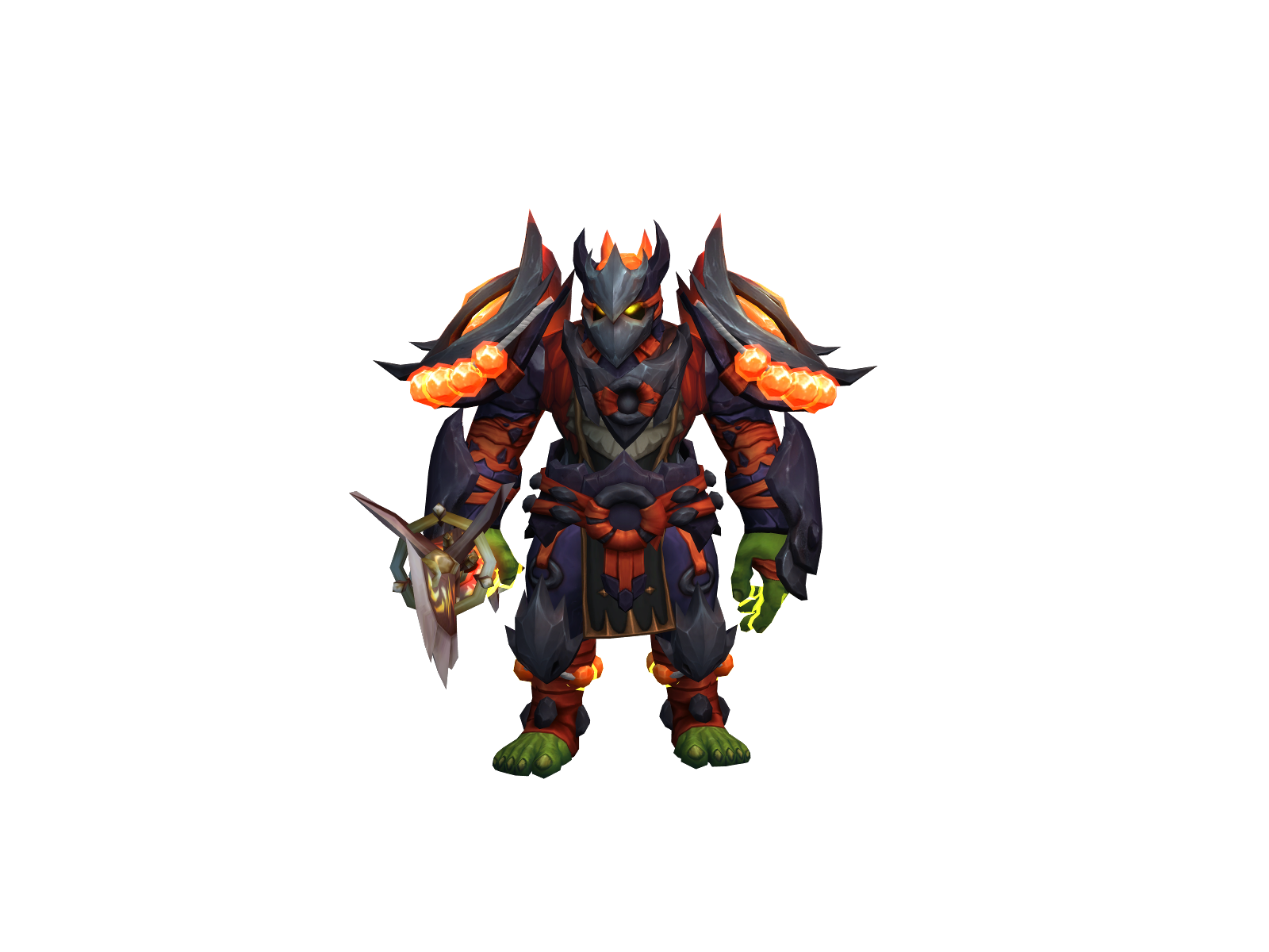 Buffmonkdmg 3D character render