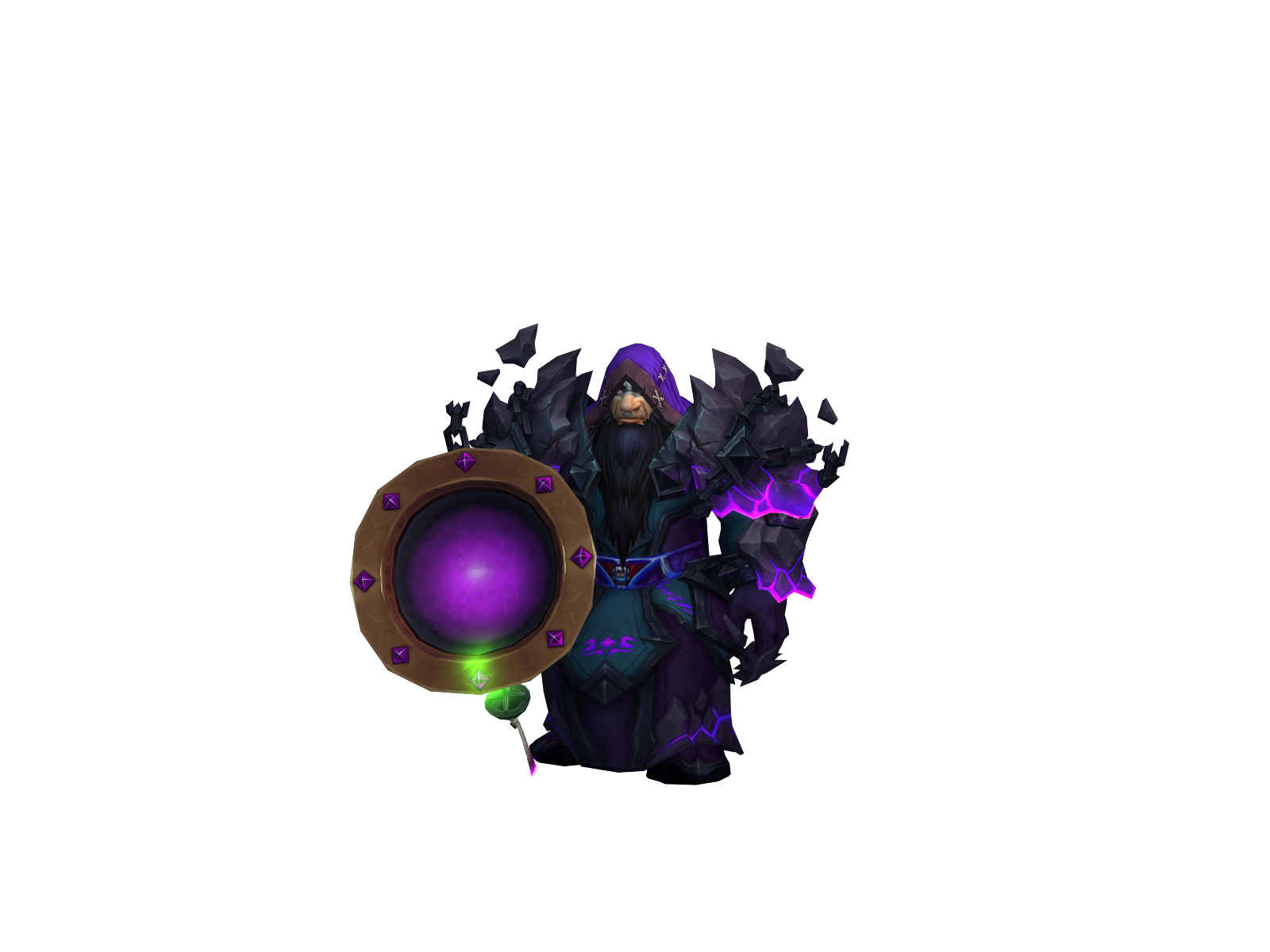 Nefarious 3D character render