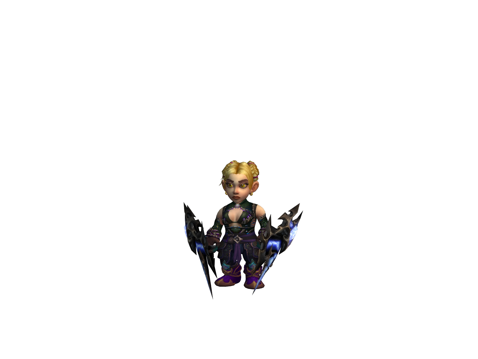 Chromiecat 3D character render