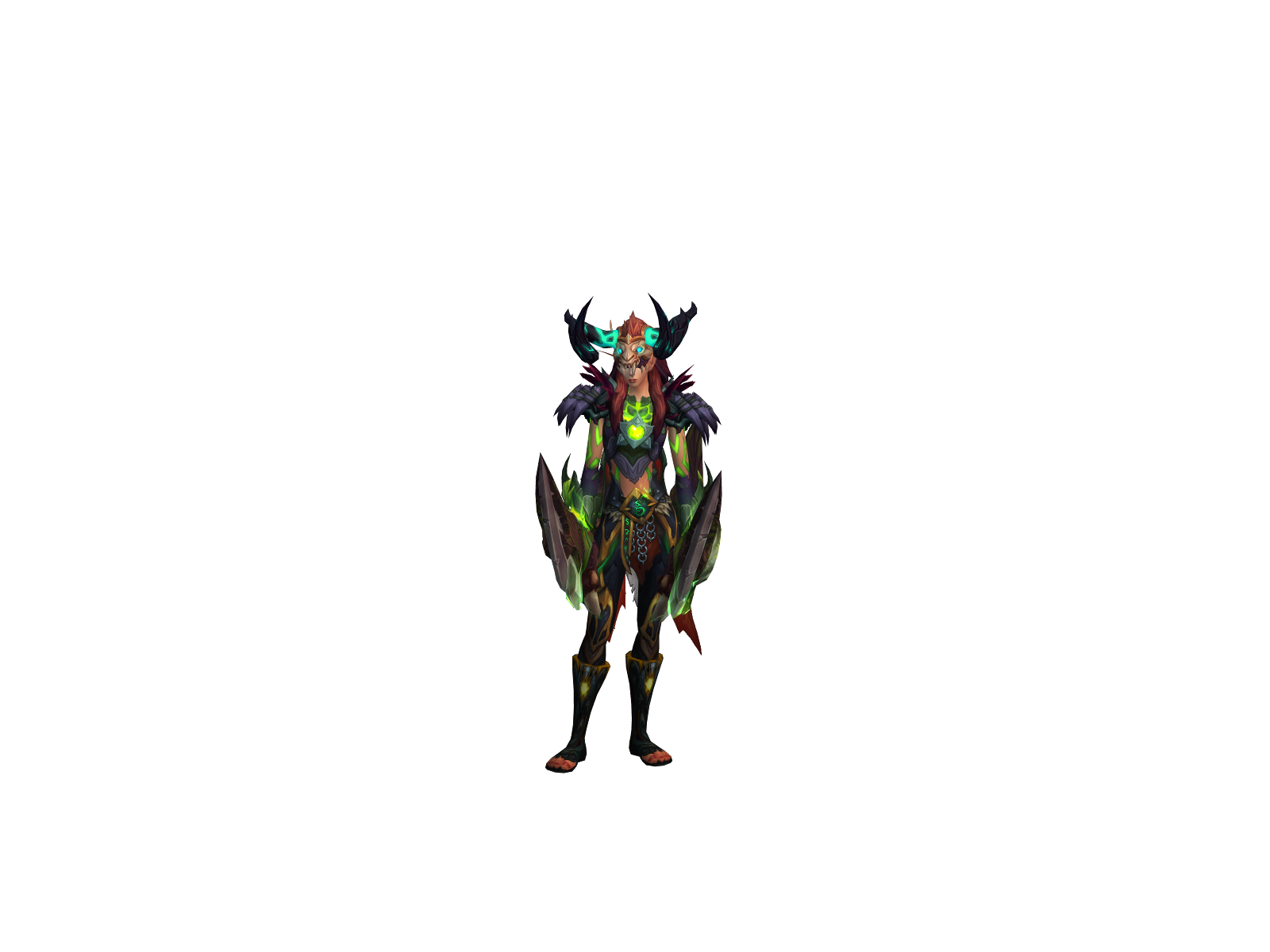 Lumericia 3D character render